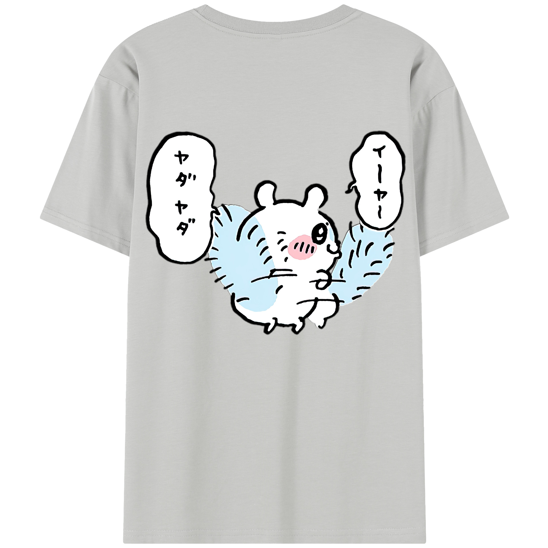 （画像用） ちいかわ モモンガ Chii-kawa Momonga レディース半袖Tシャツ(バックプリント)