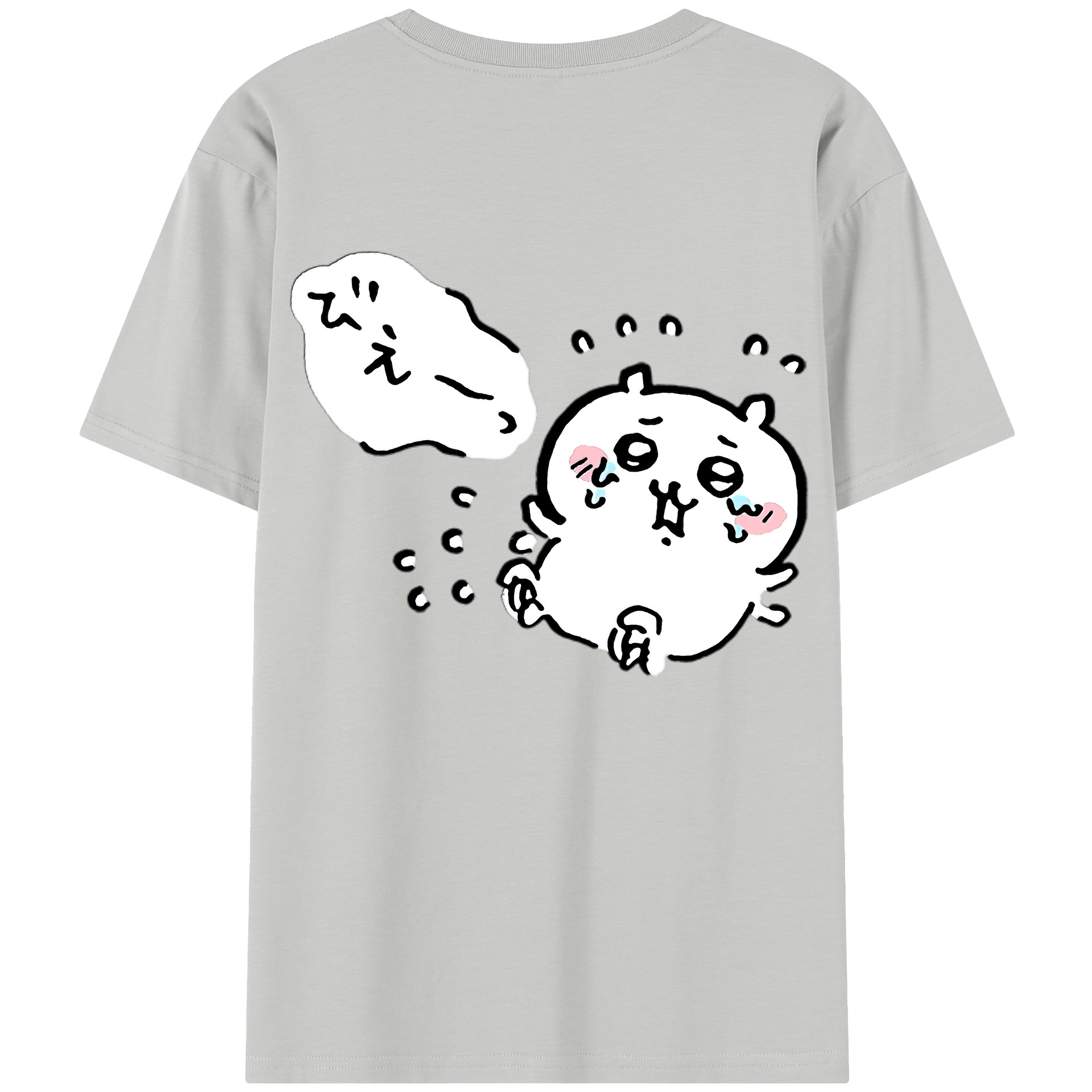 （画像用） ちいかわ ちいかわ Chii-kawa chiikawa レディース半袖Tシャツ(バックプリント)