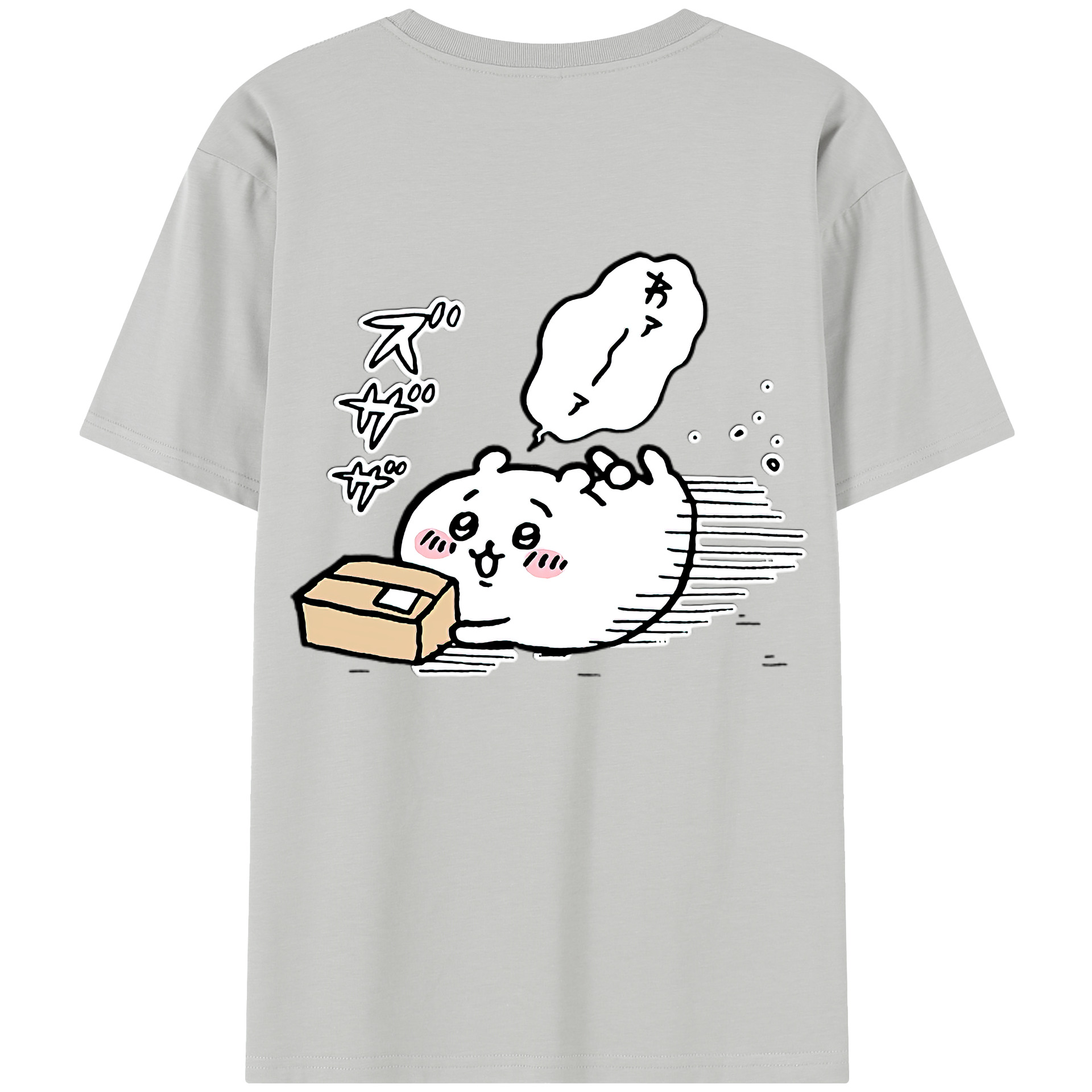 （画像用） ちいかわ ちいかわ Chii-kawa chiikawa レディース半袖Tシャツ(バックプリント)