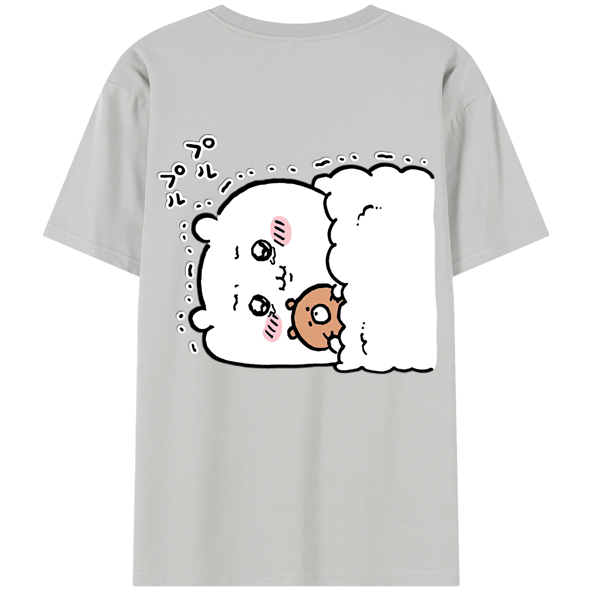 （画像用） ちいかわ ちいかわ Chii-kawa chiikawa レディース半袖Tシャツ(バックプリント)