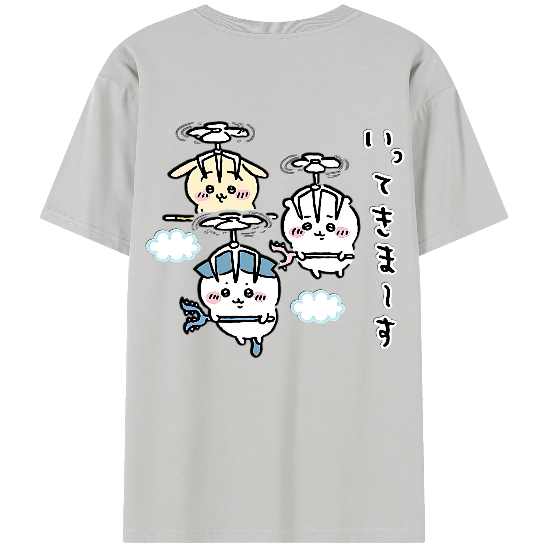 （画像用） ちいかわ ちいかわ Chii-kawa chiikawa レディース半袖Tシャツ(バックプリント)