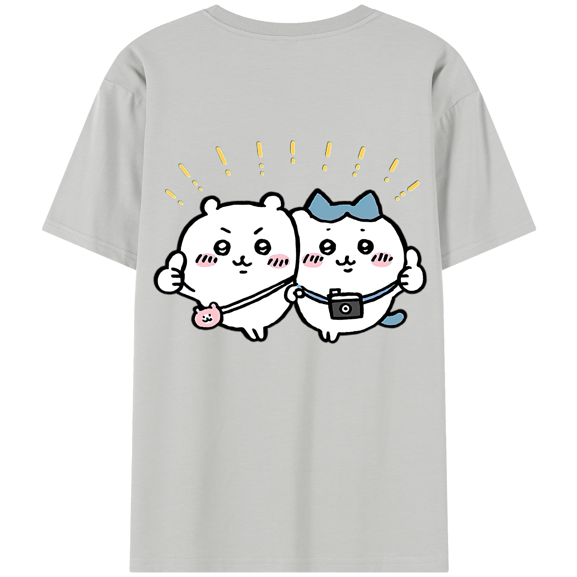 （画像用） ちいかわ ちいかわ Chii-kawa chiikawa レディース半袖Tシャツ(バックプリント)