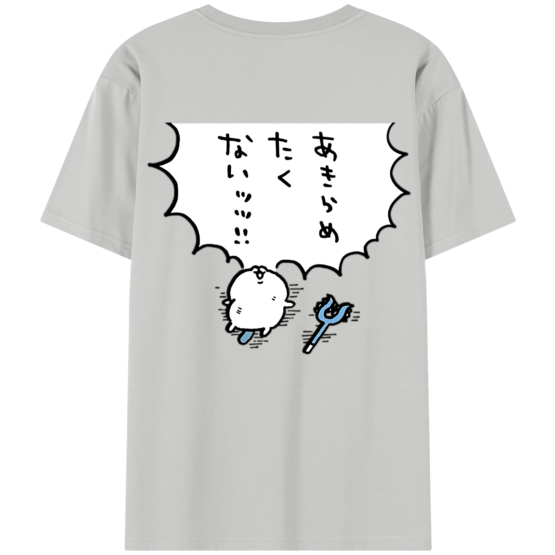 （画像用） ちいかわ ちいかわ Chii-kawa chiikawa レディース半袖Tシャツ(バックプリント)