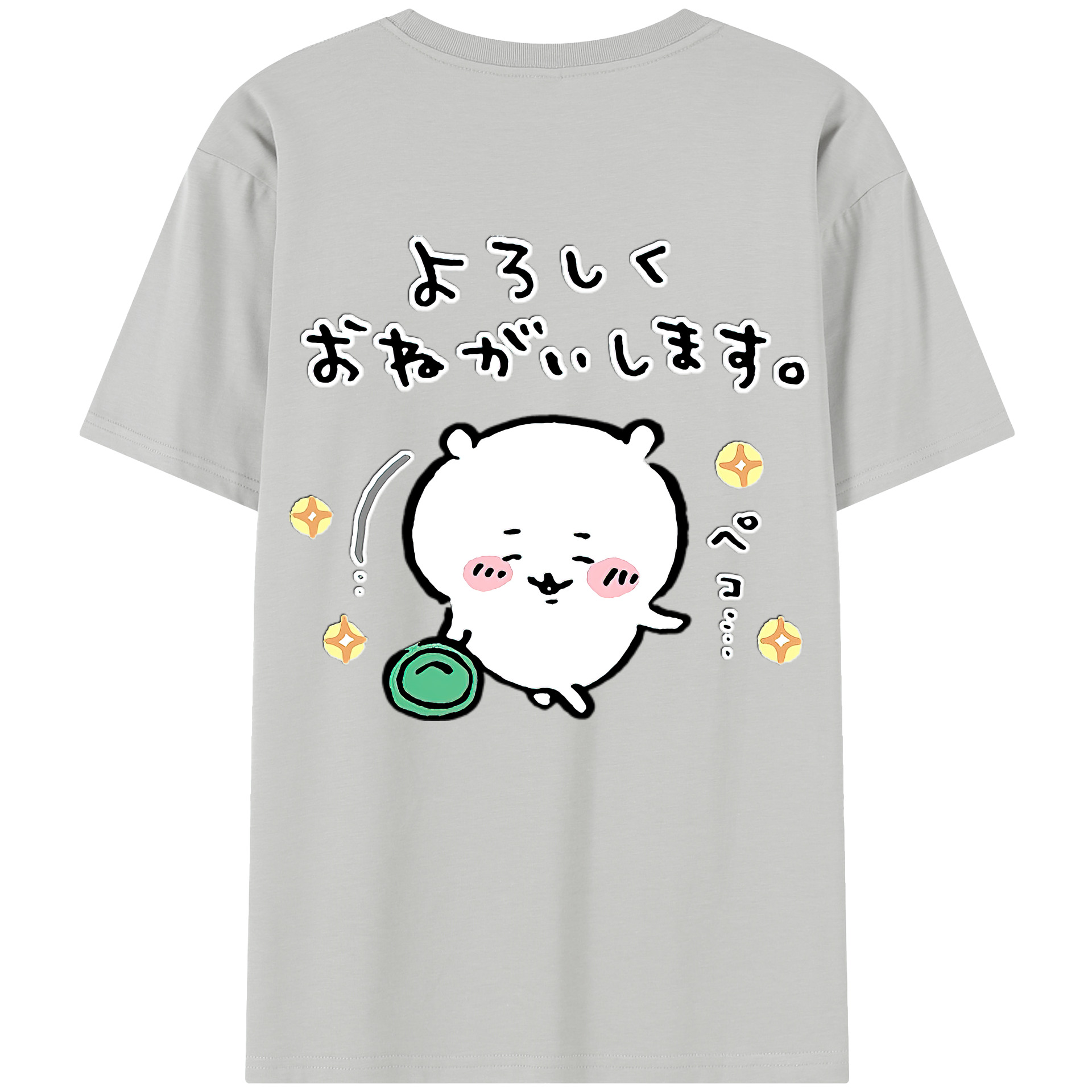 （画像用） ちいかわ ちいかわ Chii-kawa chiikawa レディース半袖Tシャツ(バックプリント)