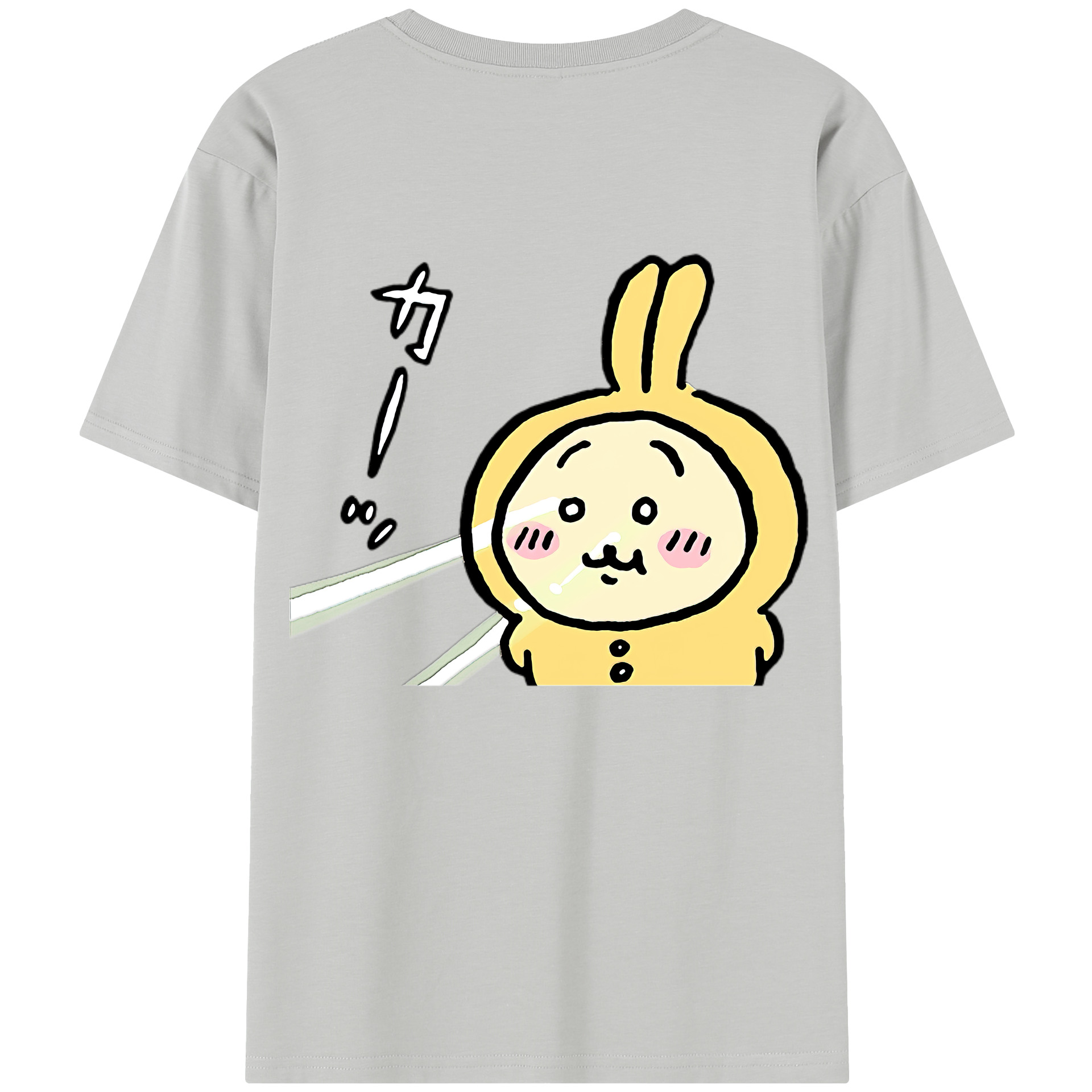 （画像用） ちいかわ うさぎ Chii-kawa usagi レディース半袖Tシャツ(バックプリント)