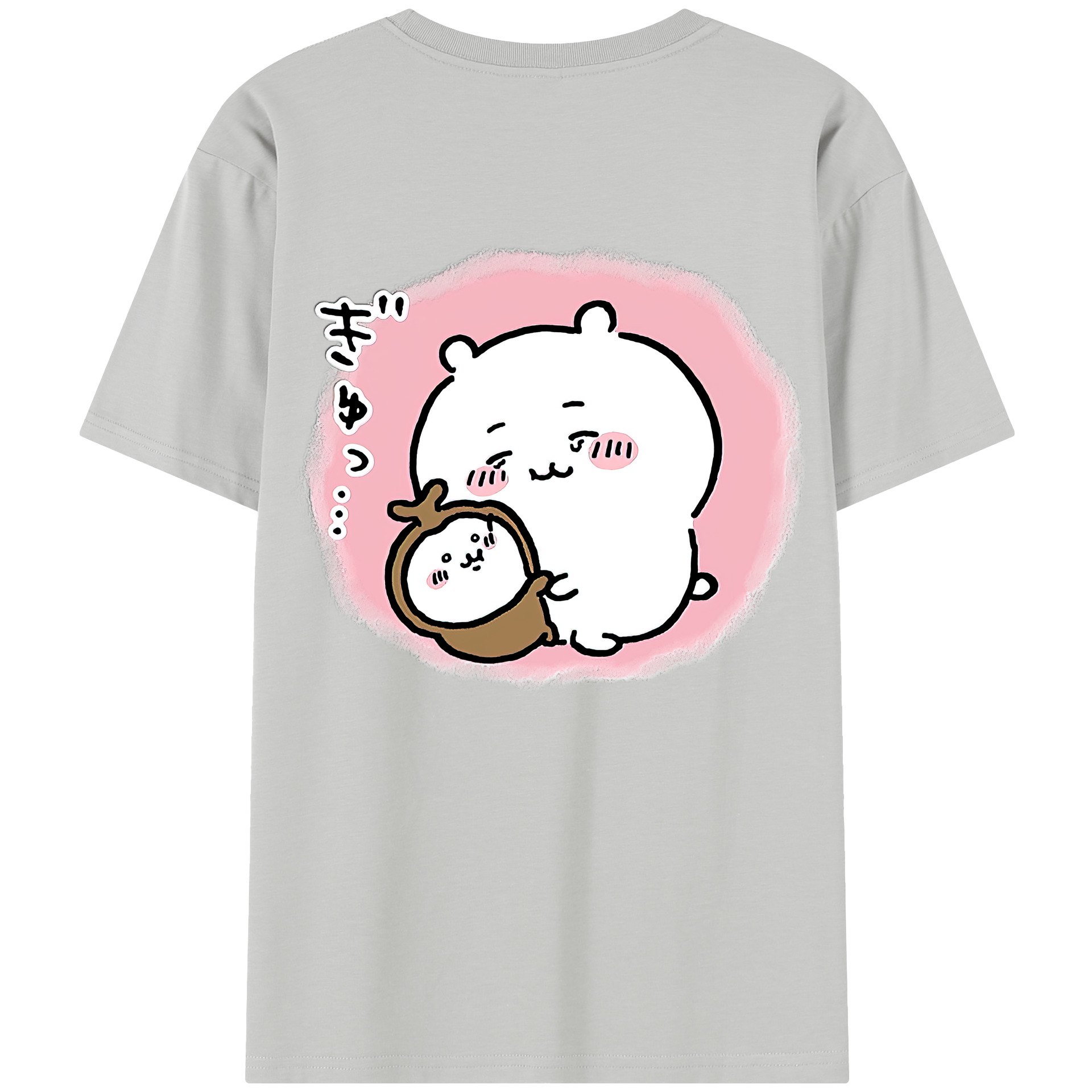 （画像用） ちいかわ ちいかわ Chii-kawa chiikawa レディース半袖Tシャツ(バックプリント)
