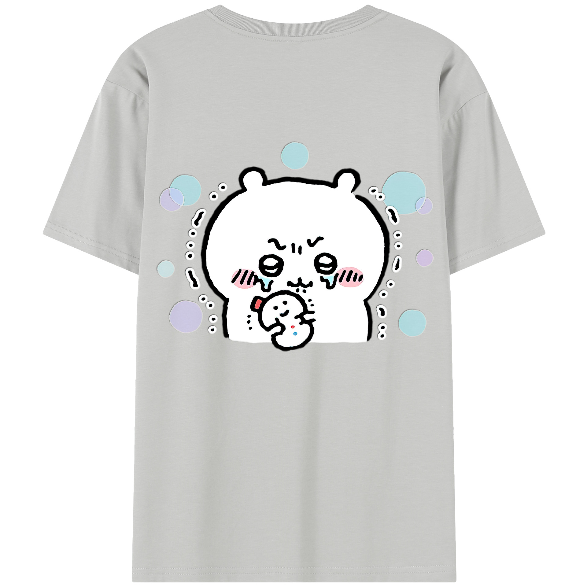 （画像用） ちいかわ ちいかわ Chii-kawa chiikawa レディース半袖Tシャツ(バックプリント)