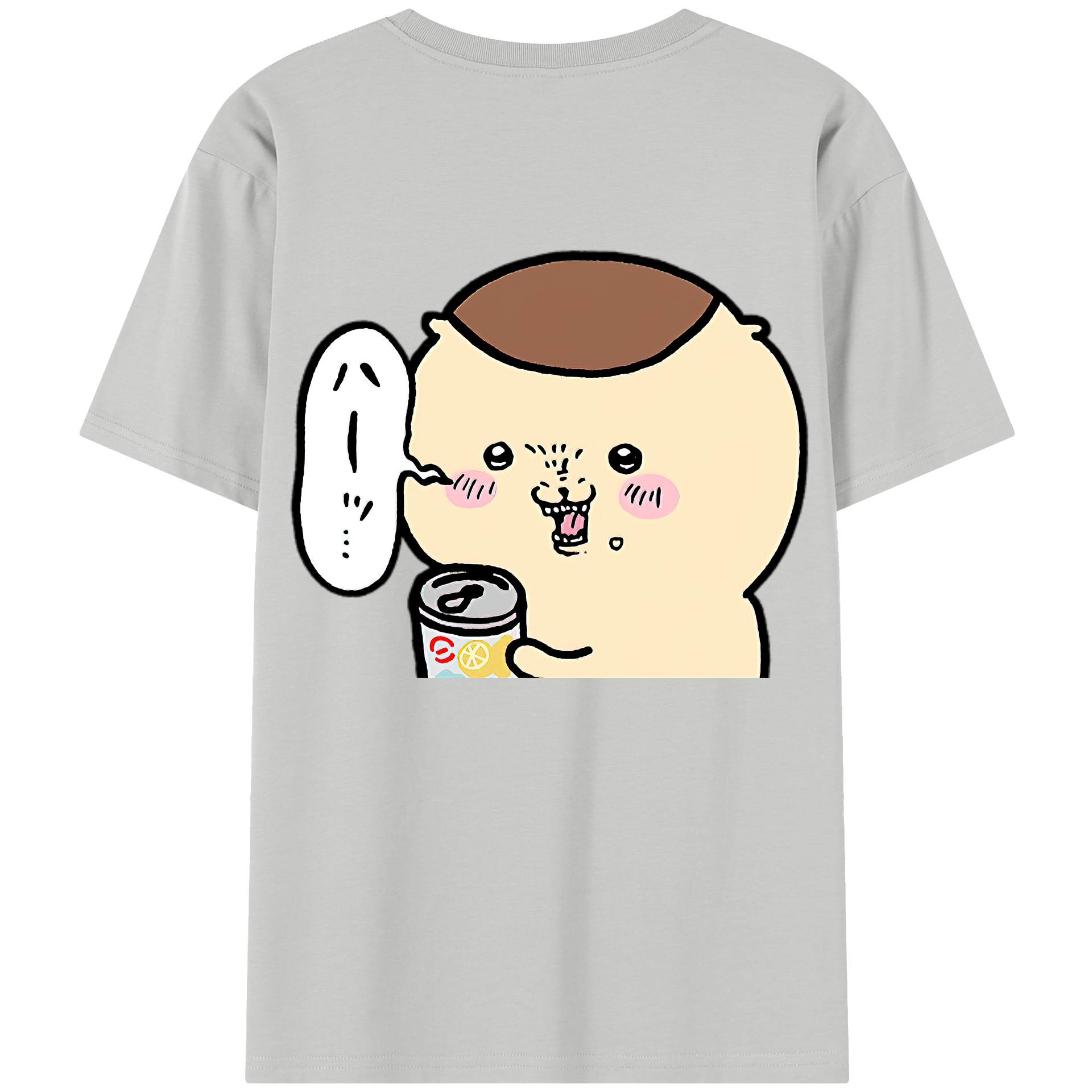 （画像用） ちいかわ くりまんじゅう Chii-kawa kuri manjū レディース半袖Tシャツ(バックプリント)