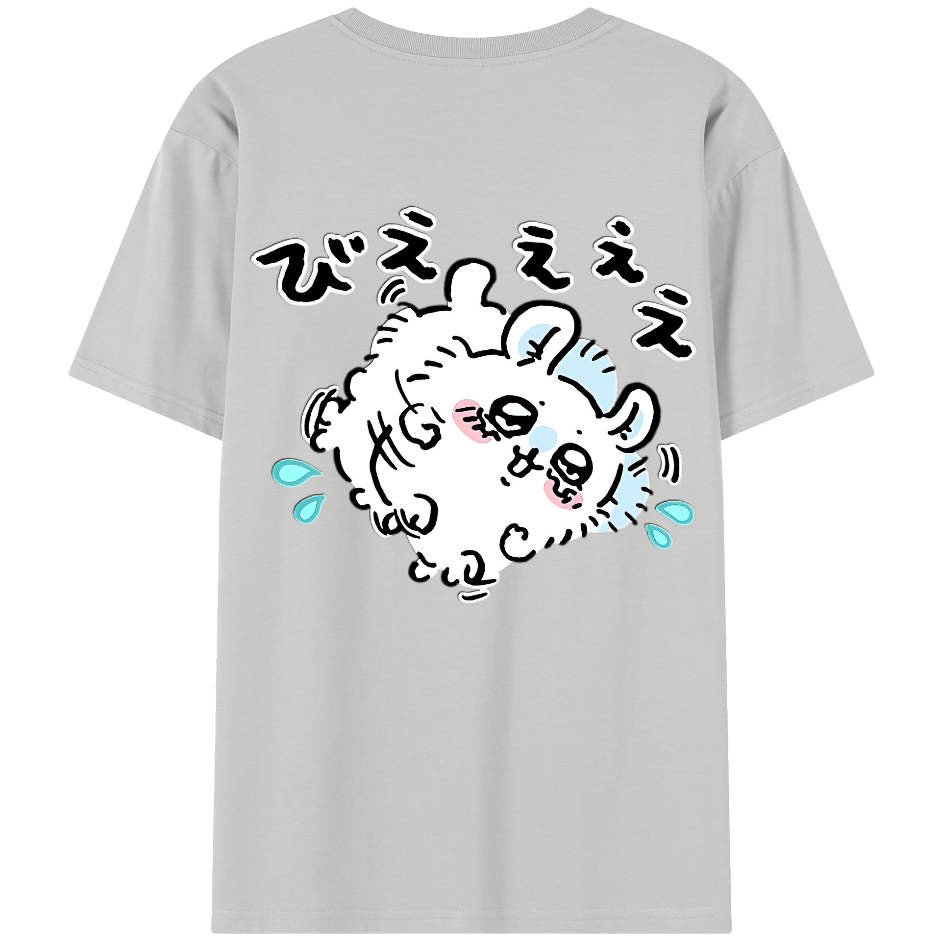 （画像用） ちいかわ モモンガ Chii-kawa Momonga レディース半袖Tシャツ(バックプリント)