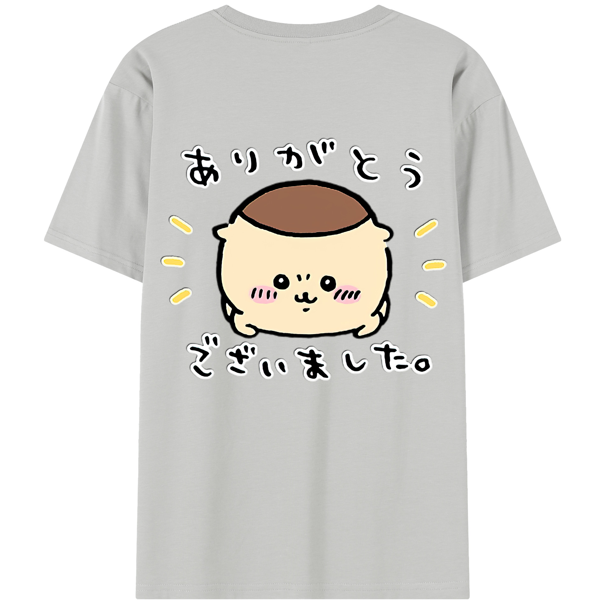 （画像用） ちいかわ くりまんじゅう Chii-kawa kuri manjū レディース半袖Tシャツ(バックプリント)