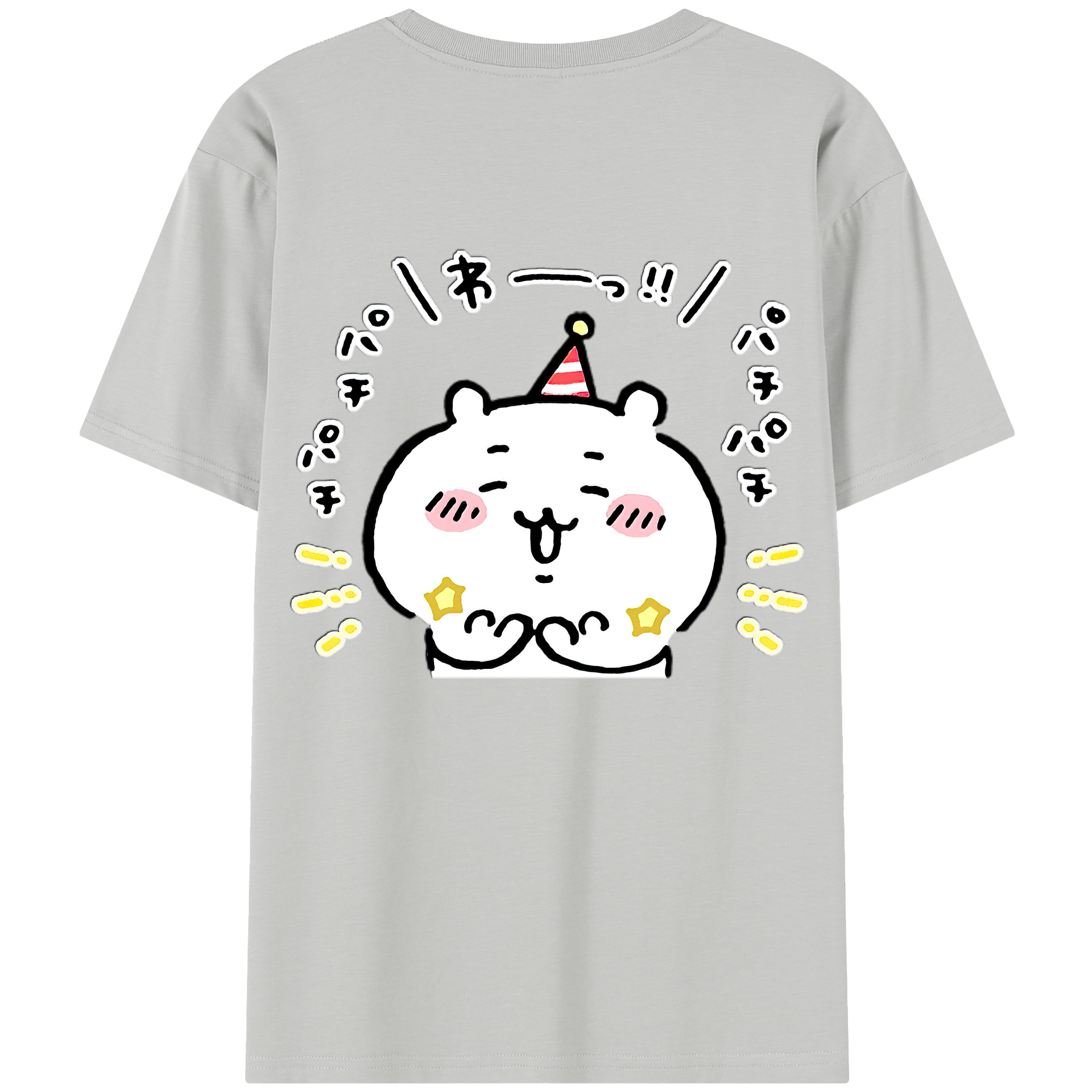 （画像用） ちいかわ ちいかわ Chii-kawa chiikawa レディース半袖Tシャツ(バックプリント)