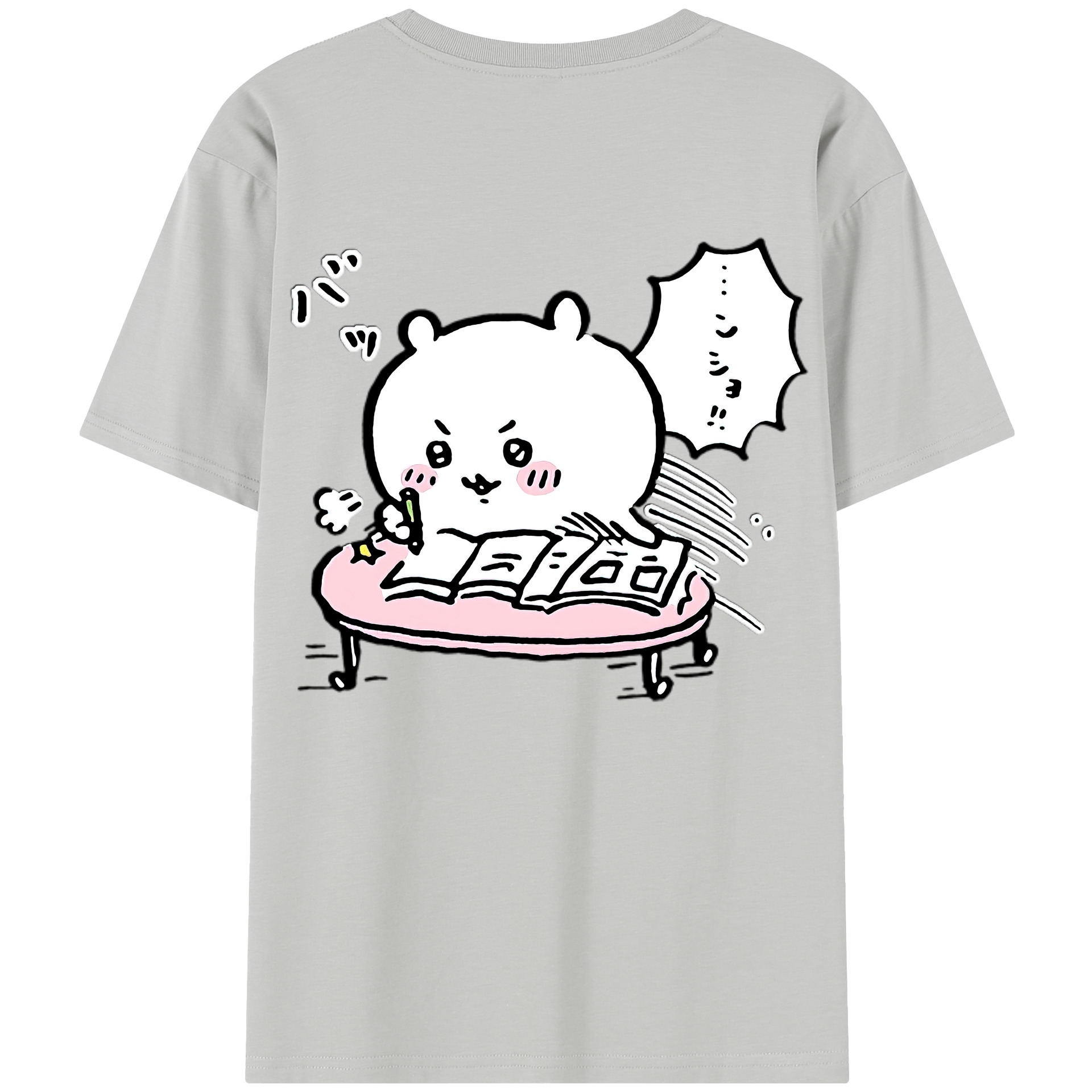 （画像用） ちいかわ ちいかわ Chii-kawa chiikawa レディース半袖Tシャツ(バックプリント)
