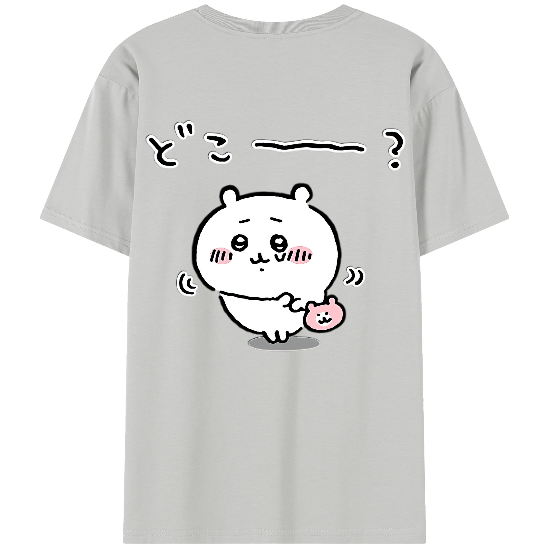 （画像用） ちいかわ ちいかわ Chii-kawa chiikawa レディース半袖Tシャツ(バックプリント)