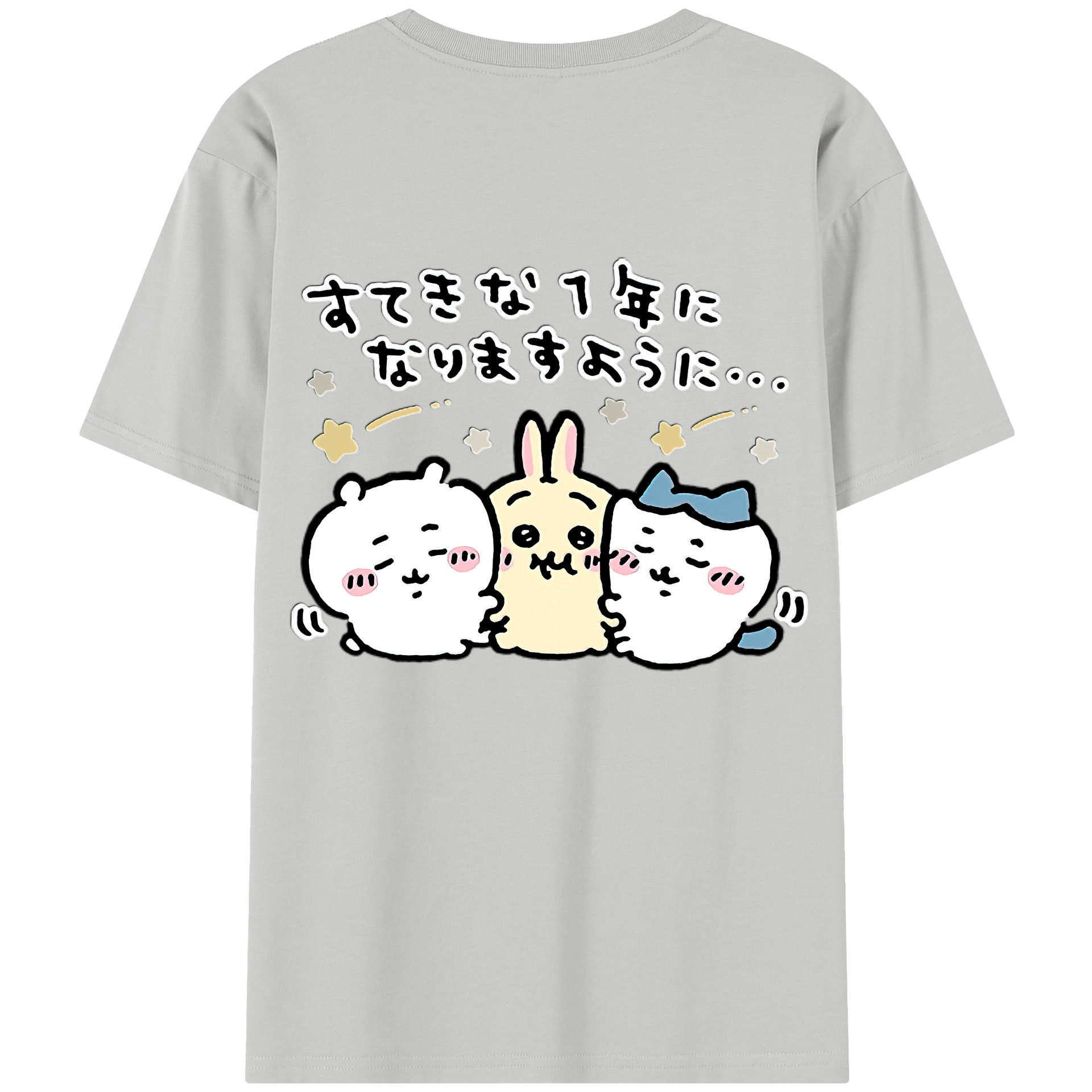 （画像用） ちいかわ ちいかわ Chii-kawa chiikawa レディース半袖Tシャツ(バックプリント)