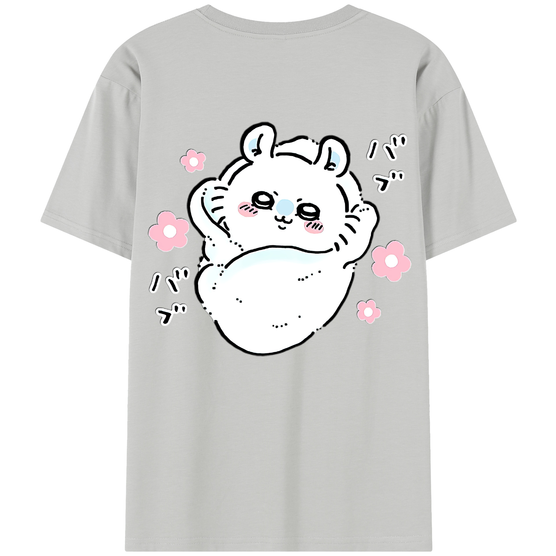 （画像用） ちいかわ モモンガ Chii-kawa Momonga レディース半袖Tシャツ(バックプリント)
