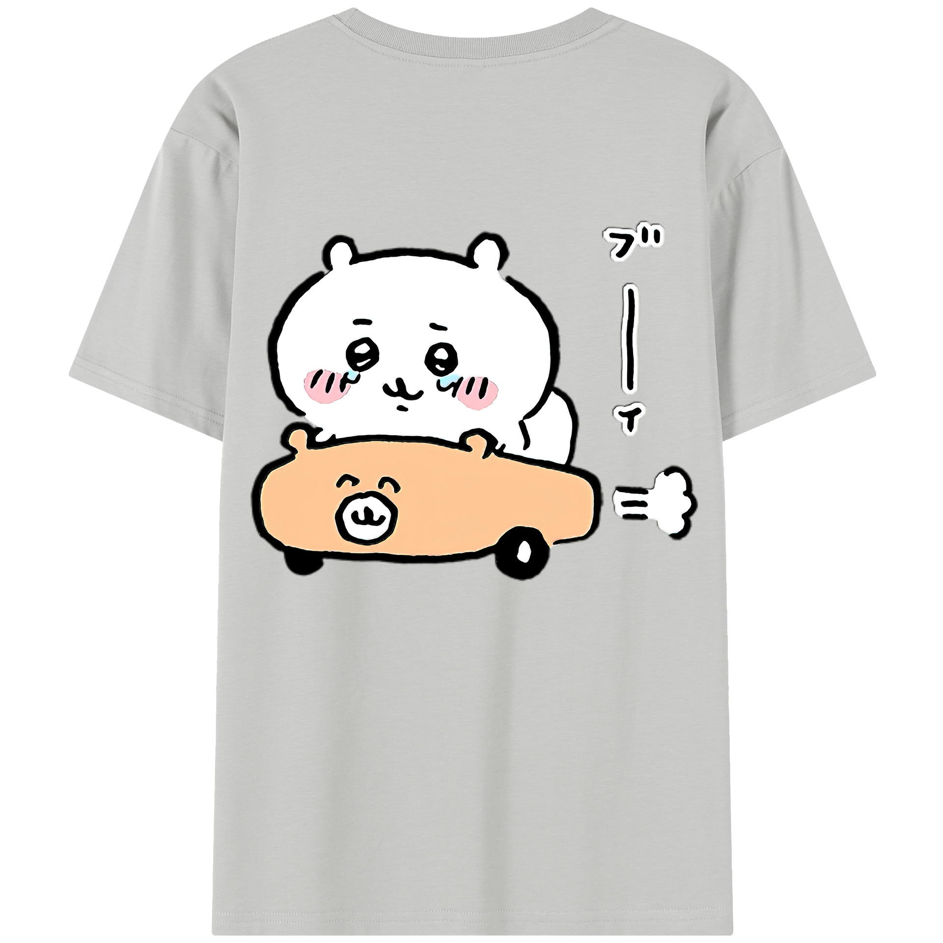 （画像用） ちいかわ ちいかわ Chii-kawa chiikawa レディース半袖Tシャツ(バックプリント)