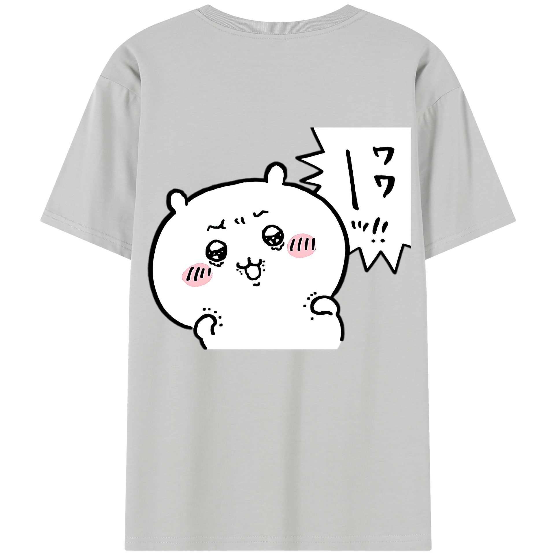 （画像用） ちいかわ ちいかわ Chii-kawa chiikawa レディース半袖Tシャツ(バックプリント)