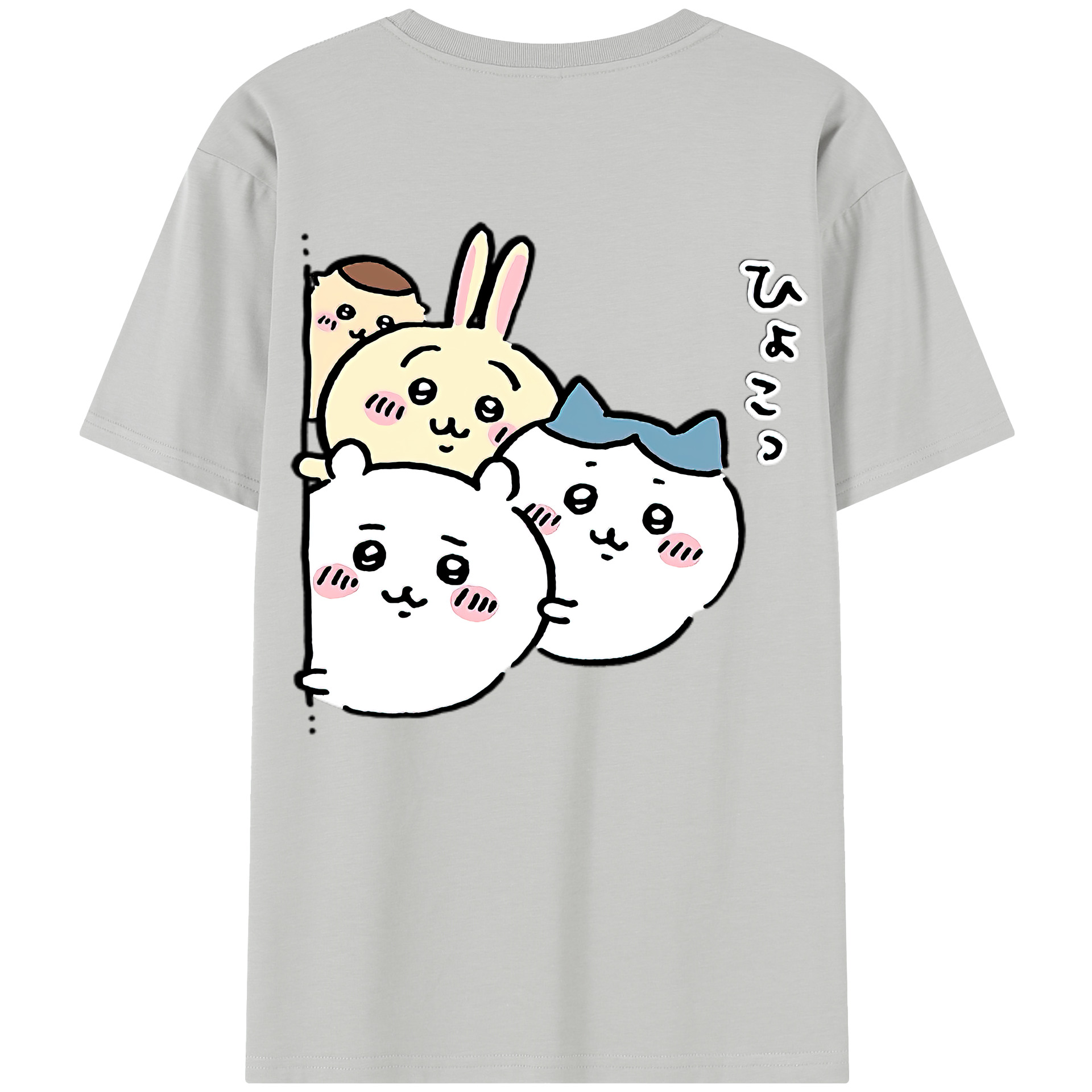 （画像用） ちいかわ ちいかわ Chii-kawa chiikawa レディース半袖Tシャツ(バックプリント)