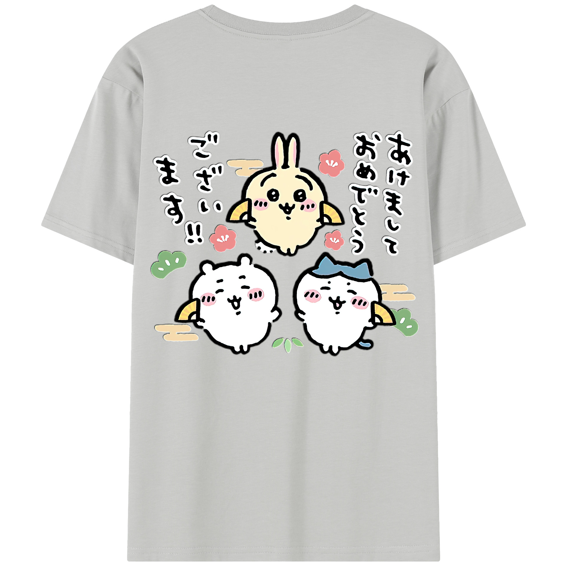 （画像用） ちいかわ ちいかわ Chii-kawa chiikawa レディース半袖Tシャツ(バックプリント)