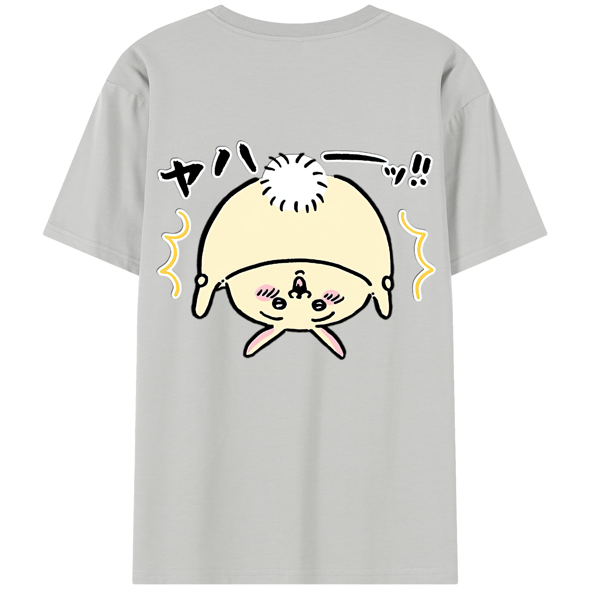 （画像用） ちいかわ うさぎ Chii-kawa usagi レディース半袖Tシャツ(バックプリント)
