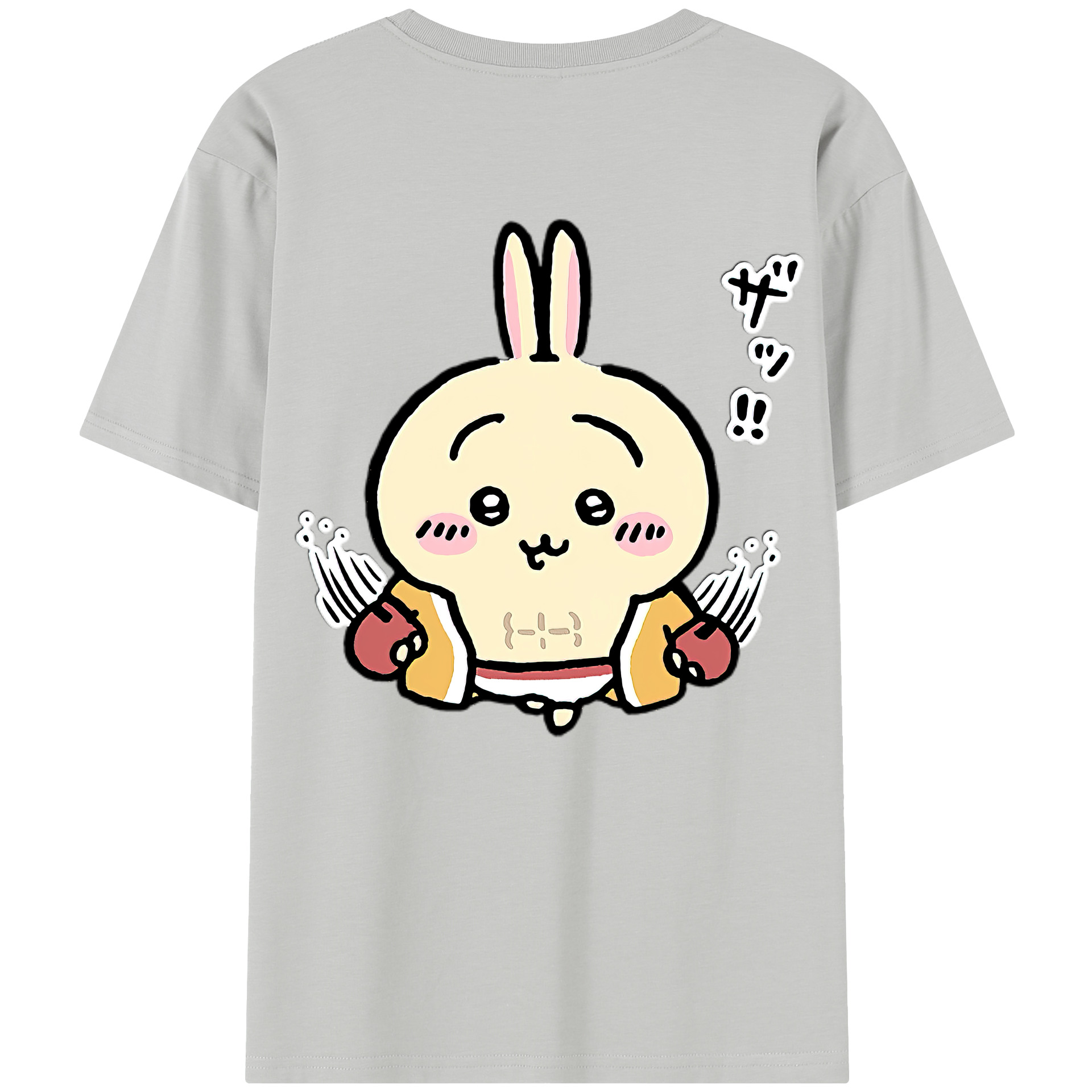 （画像用） ちいかわ うさぎ Chii-kawa usagi レディース半袖Tシャツ(バックプリント)