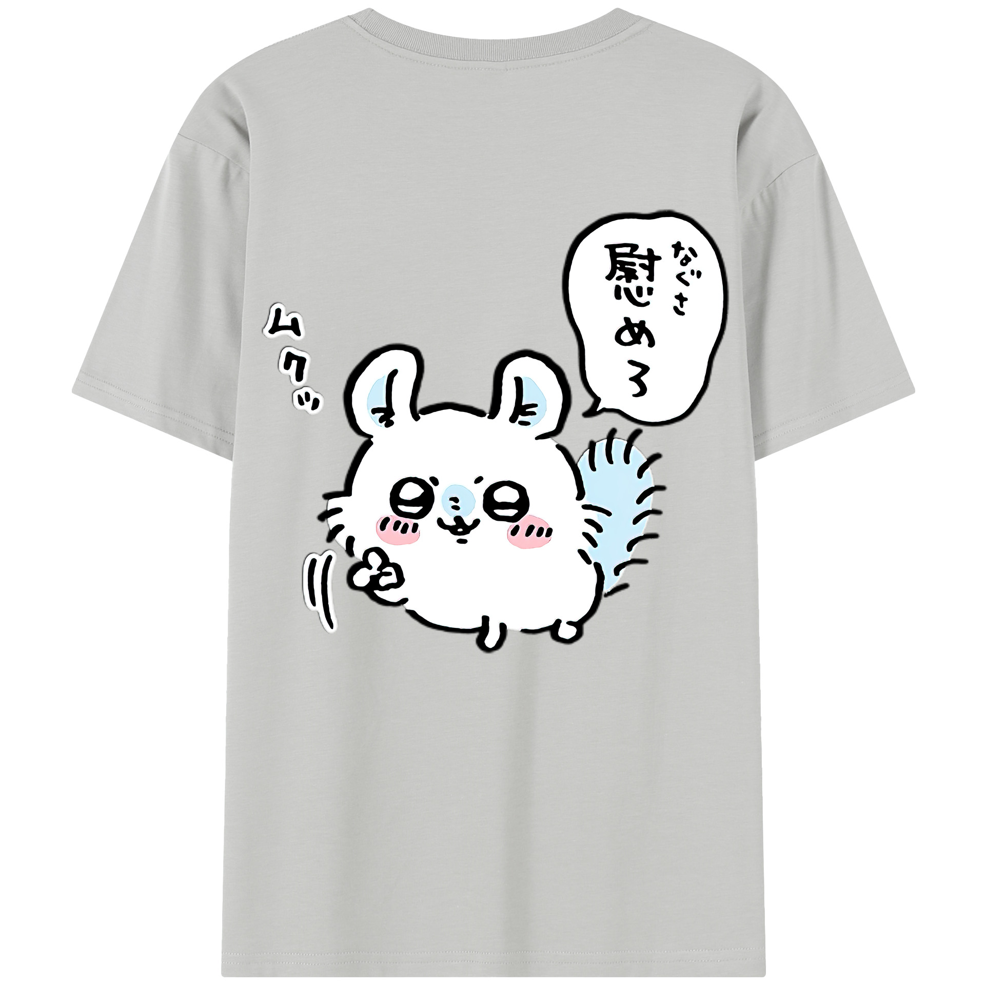 （画像用） ちいかわ モモンガ Chii-kawa Momonga レディース半袖Tシャツ(バックプリント)