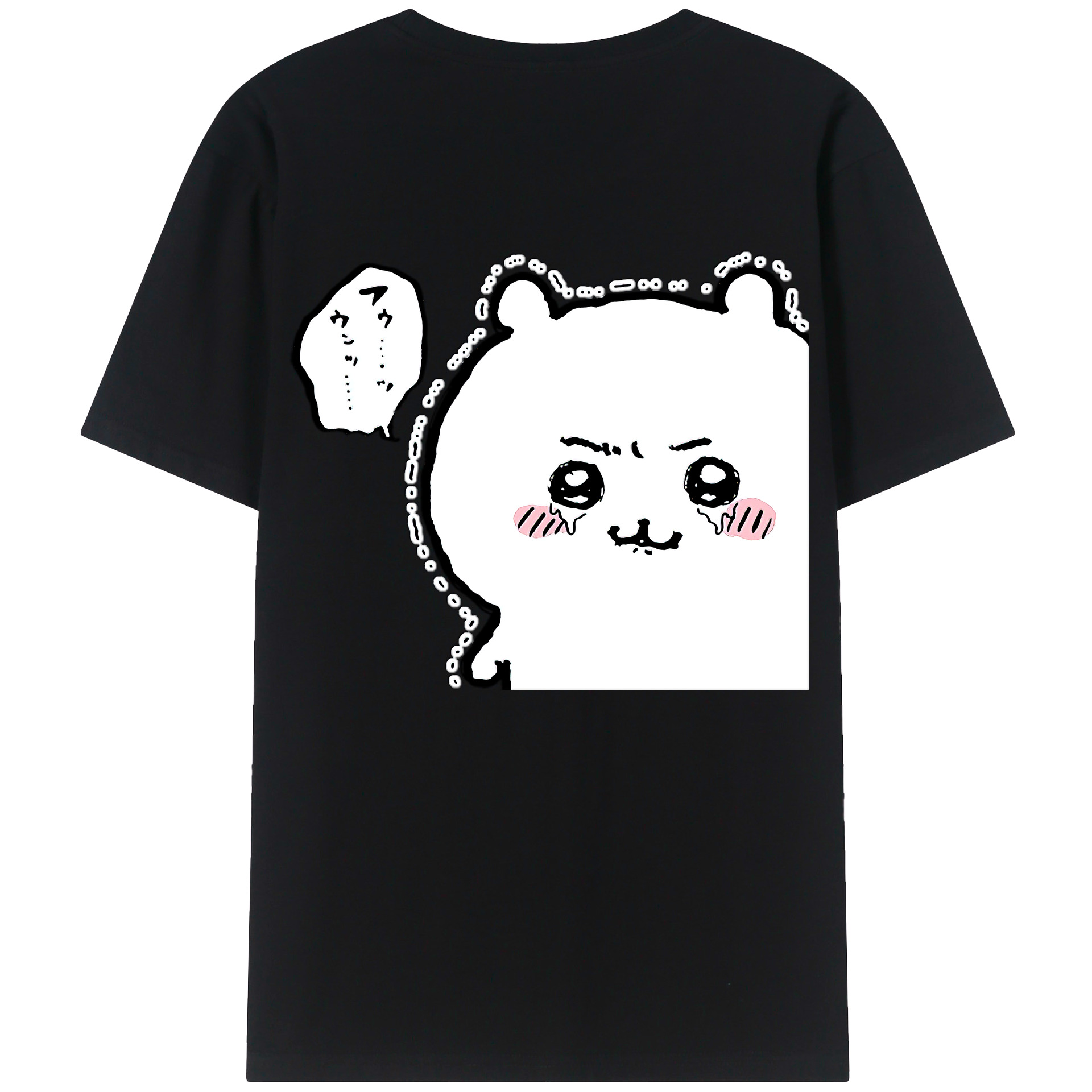 （画像用） ちいかわ ちいかわ Chii-kawa chiikawa レディース半袖Tシャツ(バックプリント)