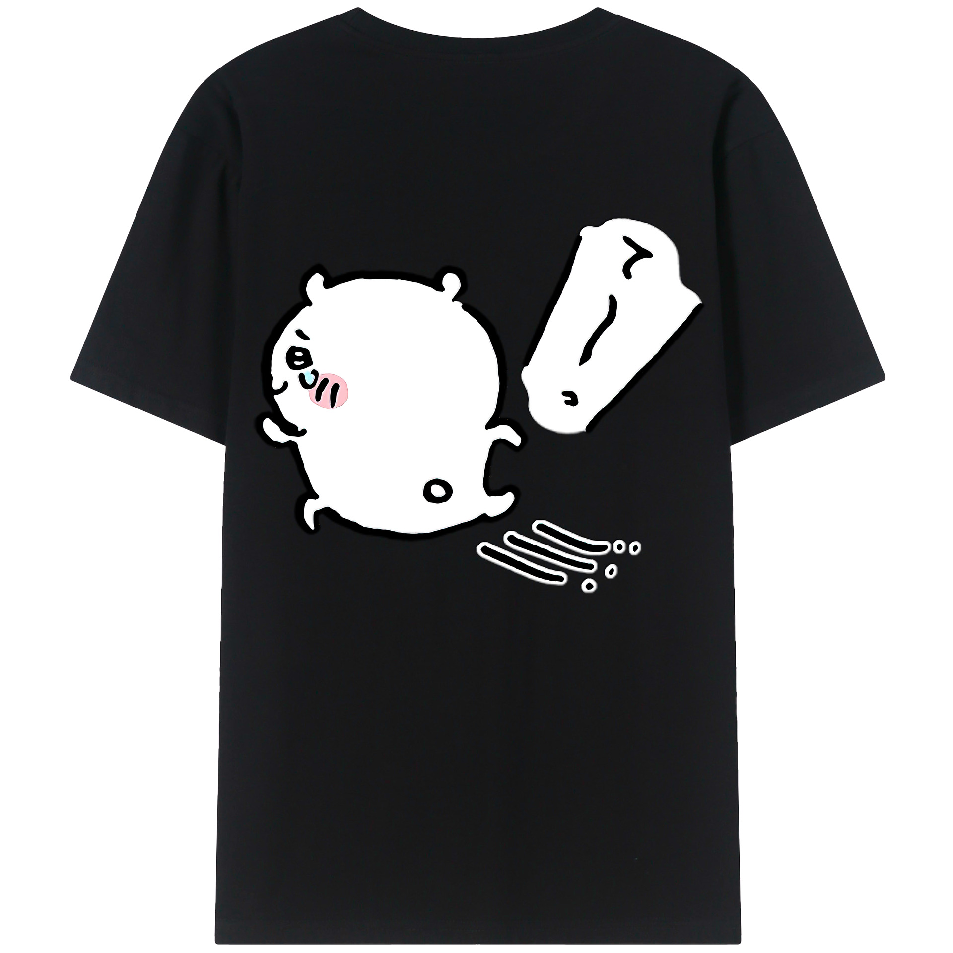 （画像用） ちいかわ ちいかわ Chii-kawa chiikawa レディース半袖Tシャツ(バックプリント)