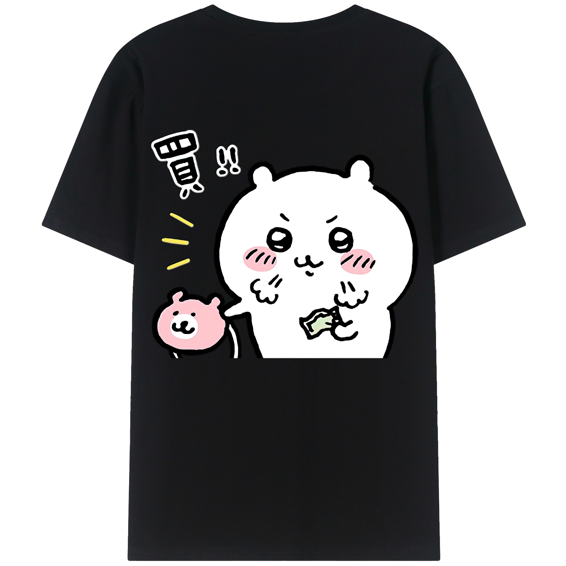 （画像用） ちいかわ ちいかわ Chii-kawa chiikawa レディース半袖Tシャツ(バックプリント)
