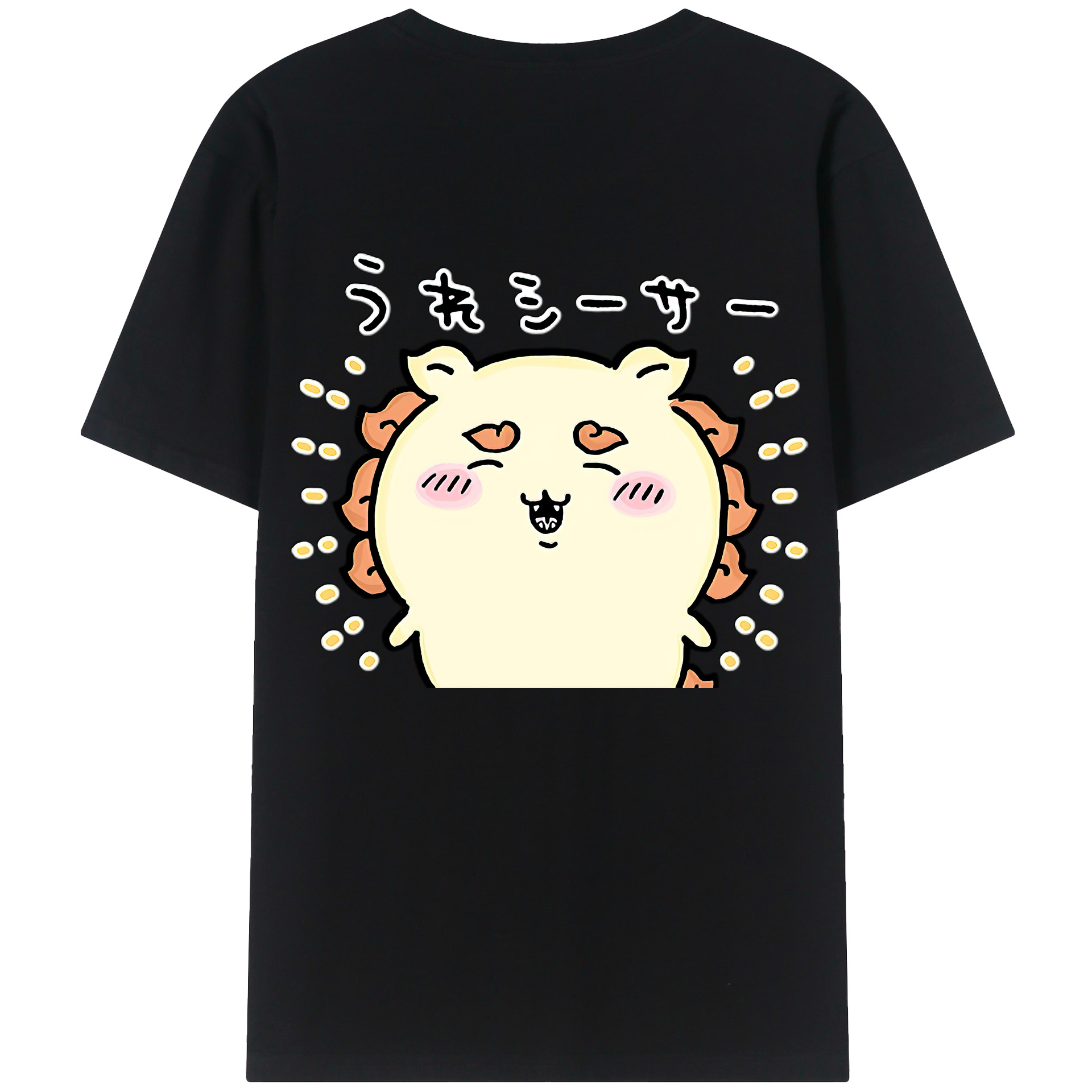 （画像用） ちいかわ シーサー Chii-kawa Shisa レディース半袖Tシャツ(バックプリント)
