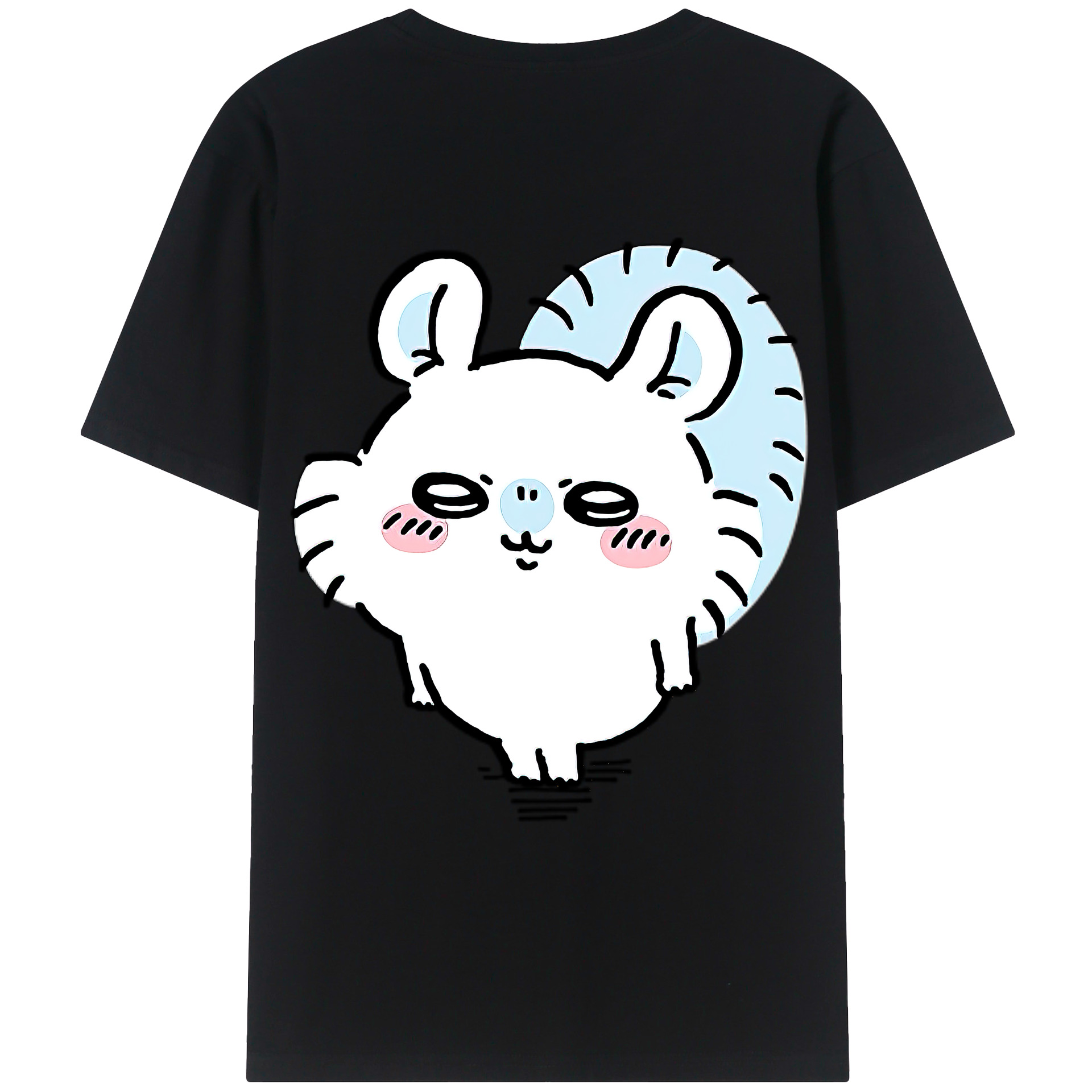 （画像用） ちいかわ モモンガ Chii-kawa Momonga レディース半袖Tシャツ(バックプリント)