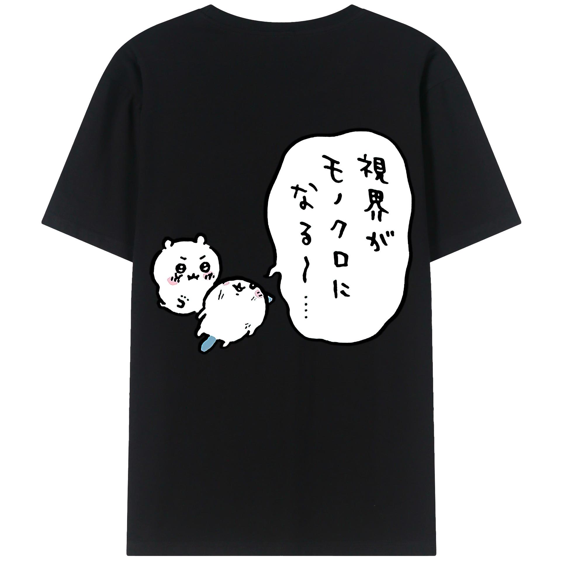 （画像用） ちいかわ ちいかわ Chii-kawa chiikawa レディース半袖Tシャツ(バックプリント)