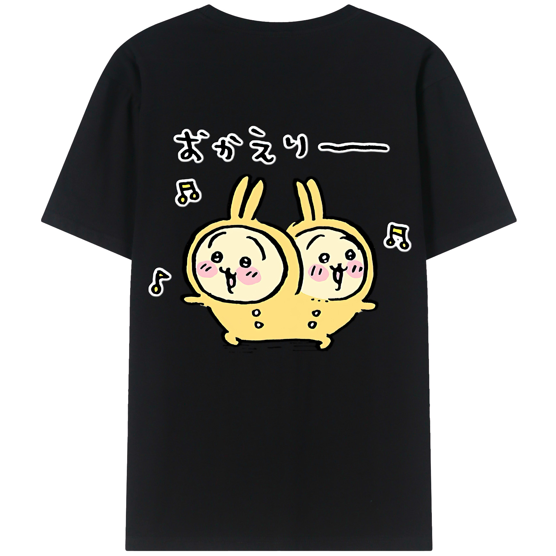 （画像用） ちいかわ うさぎ Chii-kawa usagi レディース半袖Tシャツ(バックプリント)