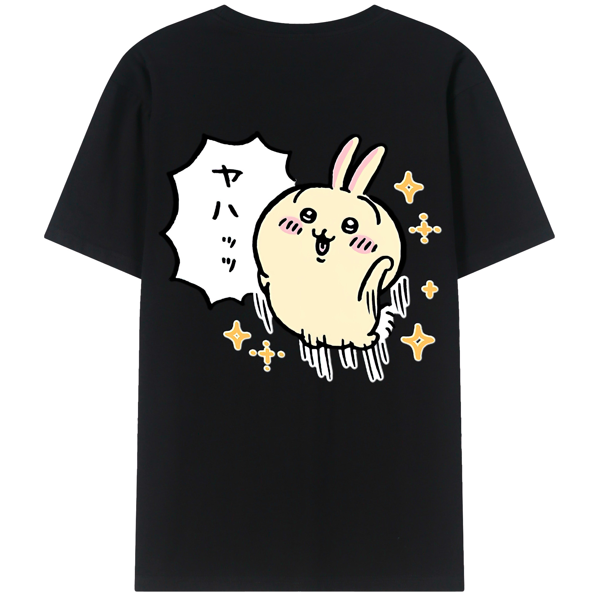（画像用） ちいかわ うさぎ Chii-kawa usagi レディース半袖Tシャツ(バックプリント)