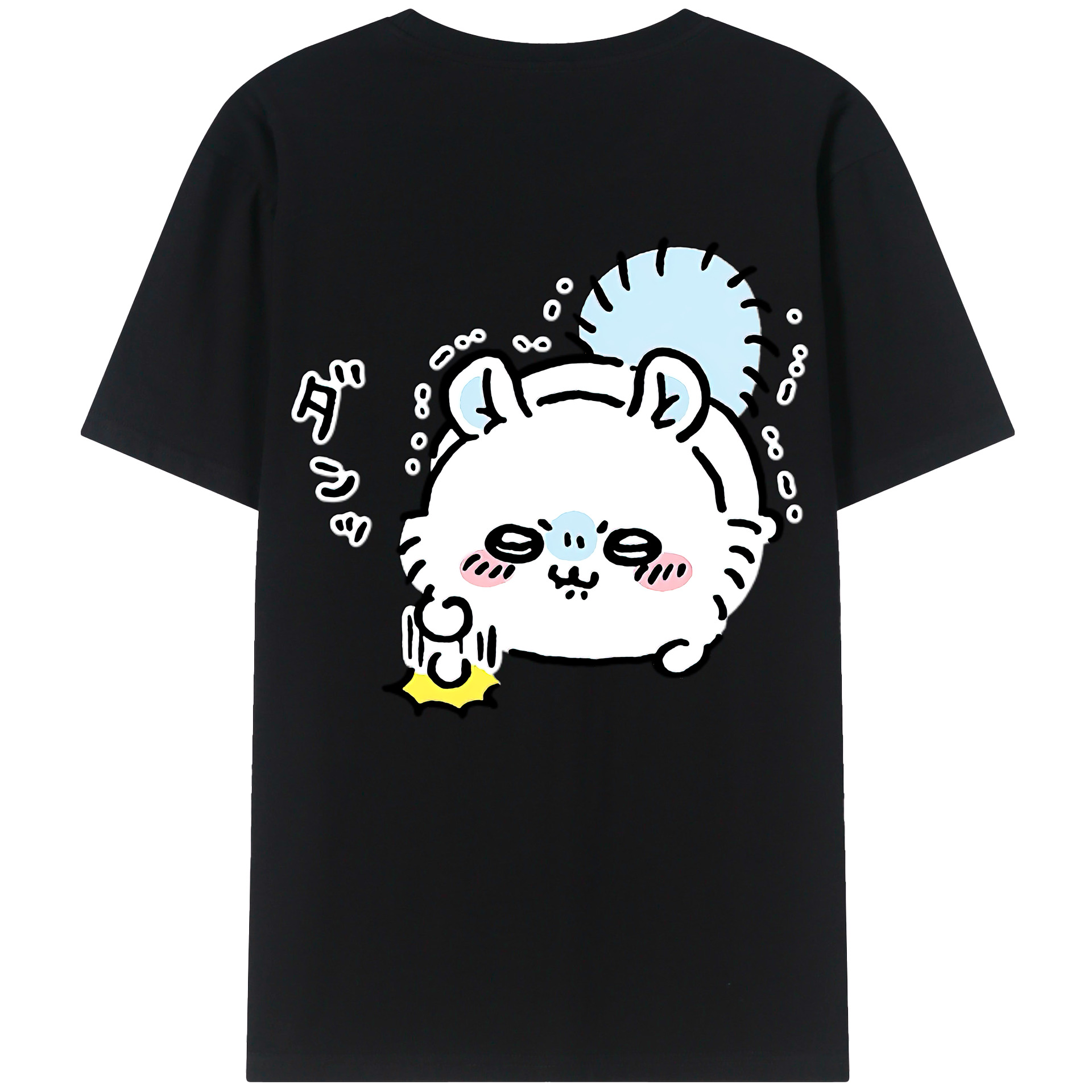 （画像用） ちいかわ モモンガ Chii-kawa Momonga レディース半袖Tシャツ(バックプリント)