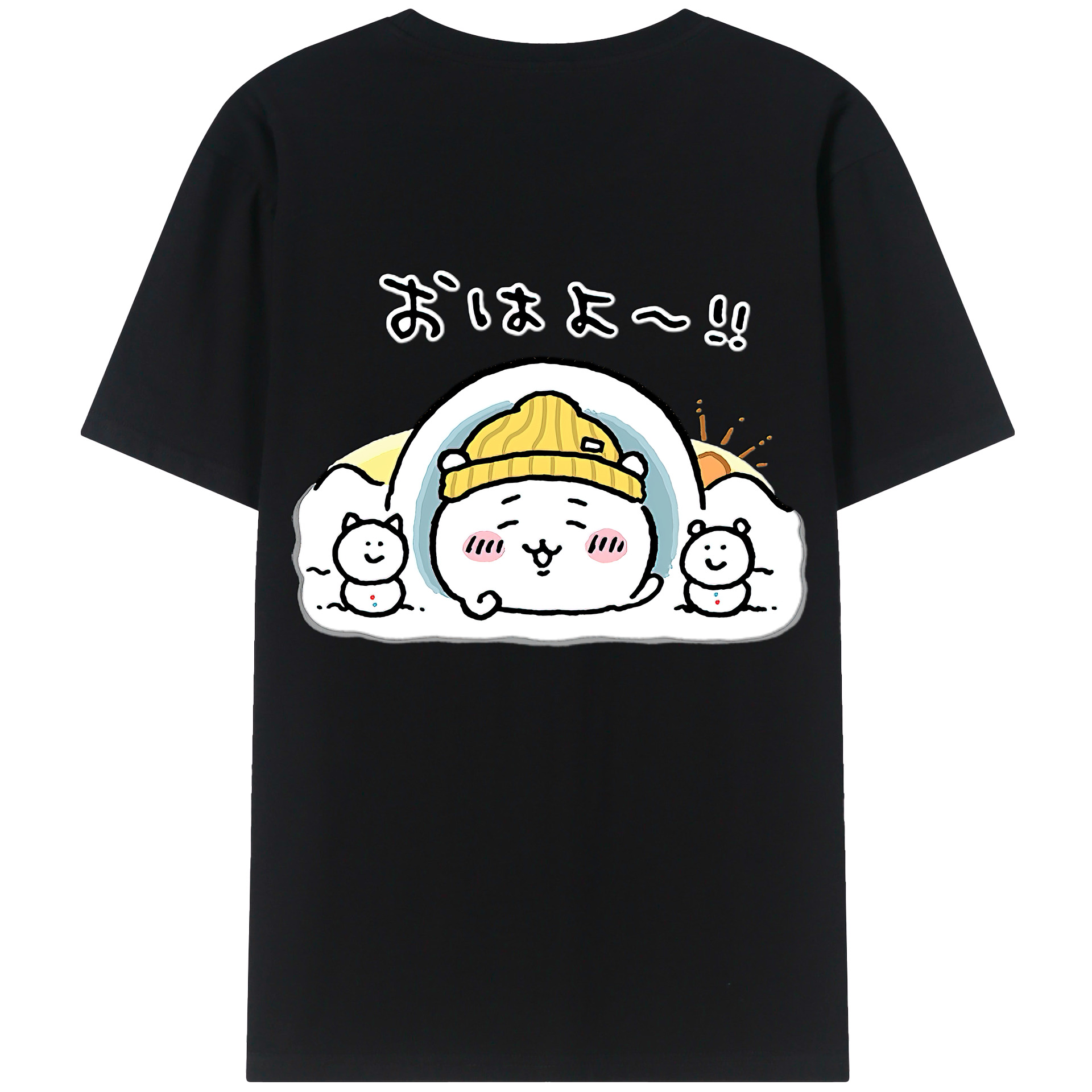 （画像用） ちいかわ ちいかわ Chii-kawa chiikawa レディース半袖Tシャツ(バックプリント)