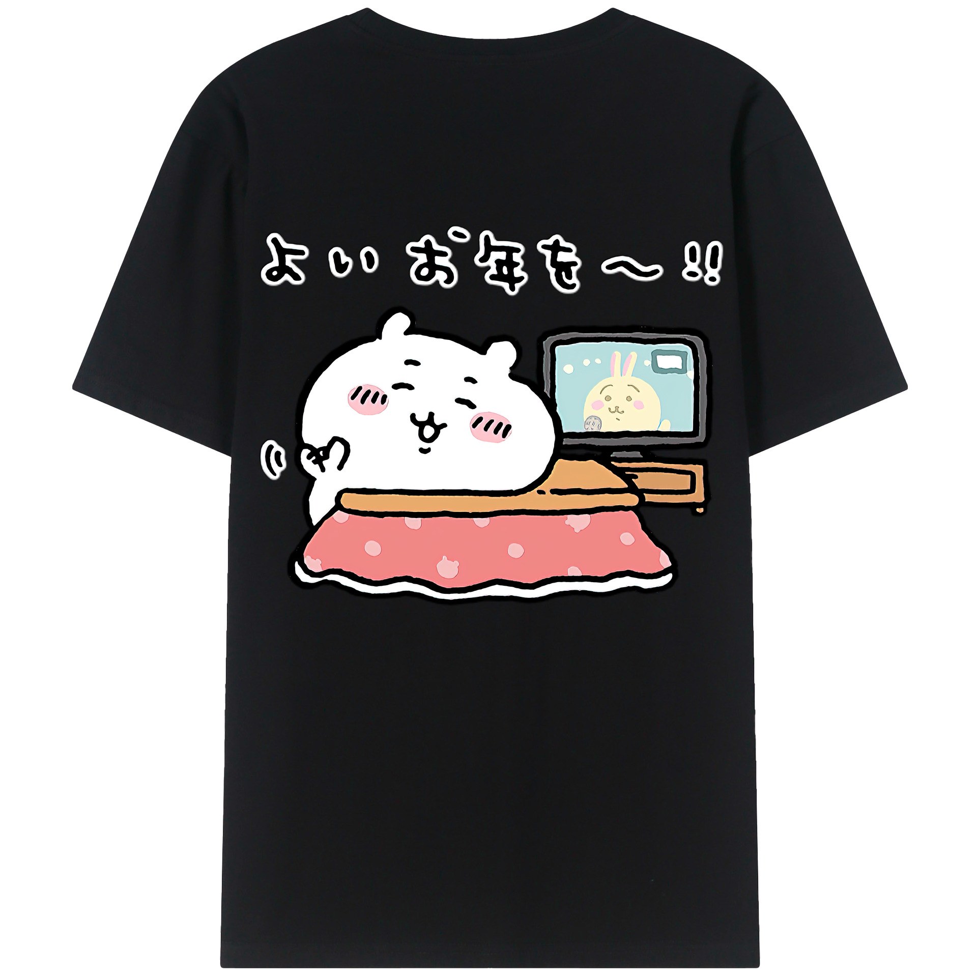 （画像用） ちいかわ ちいかわ Chii-kawa chiikawa レディース半袖Tシャツ(バックプリント)