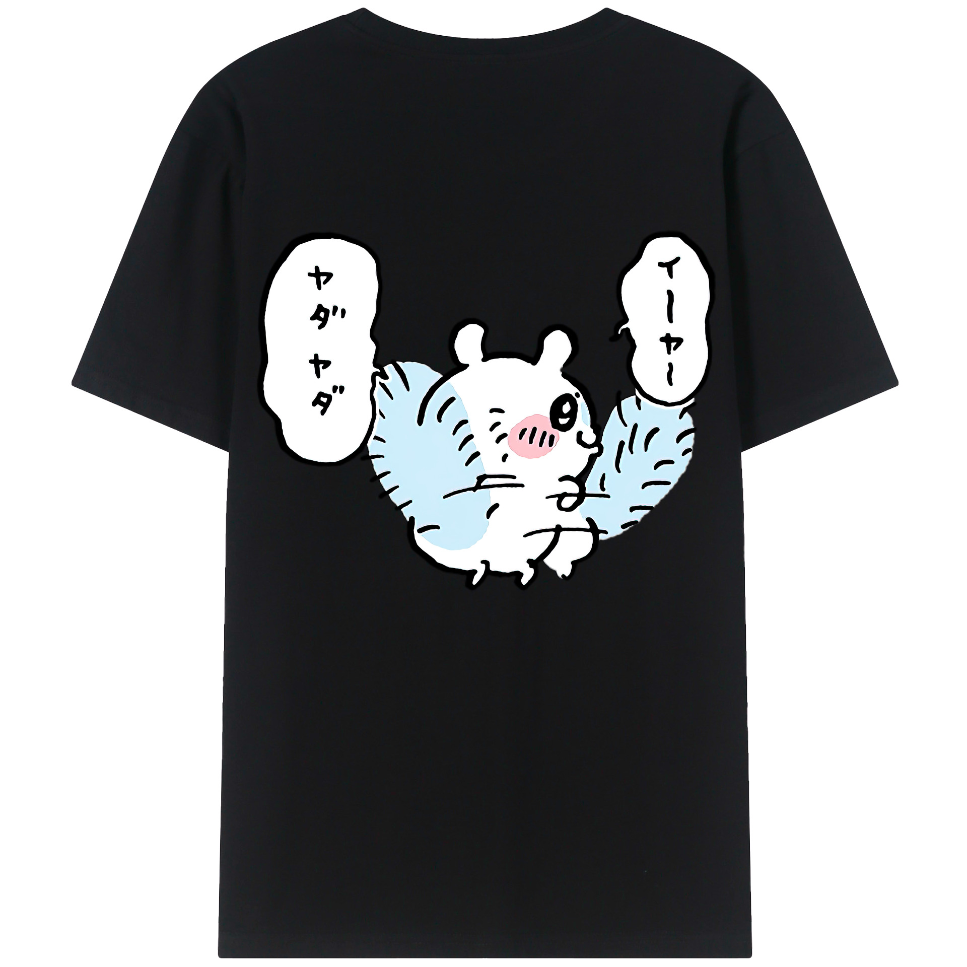 （画像用） ちいかわ モモンガ Chii-kawa Momonga レディース半袖Tシャツ(バックプリント)