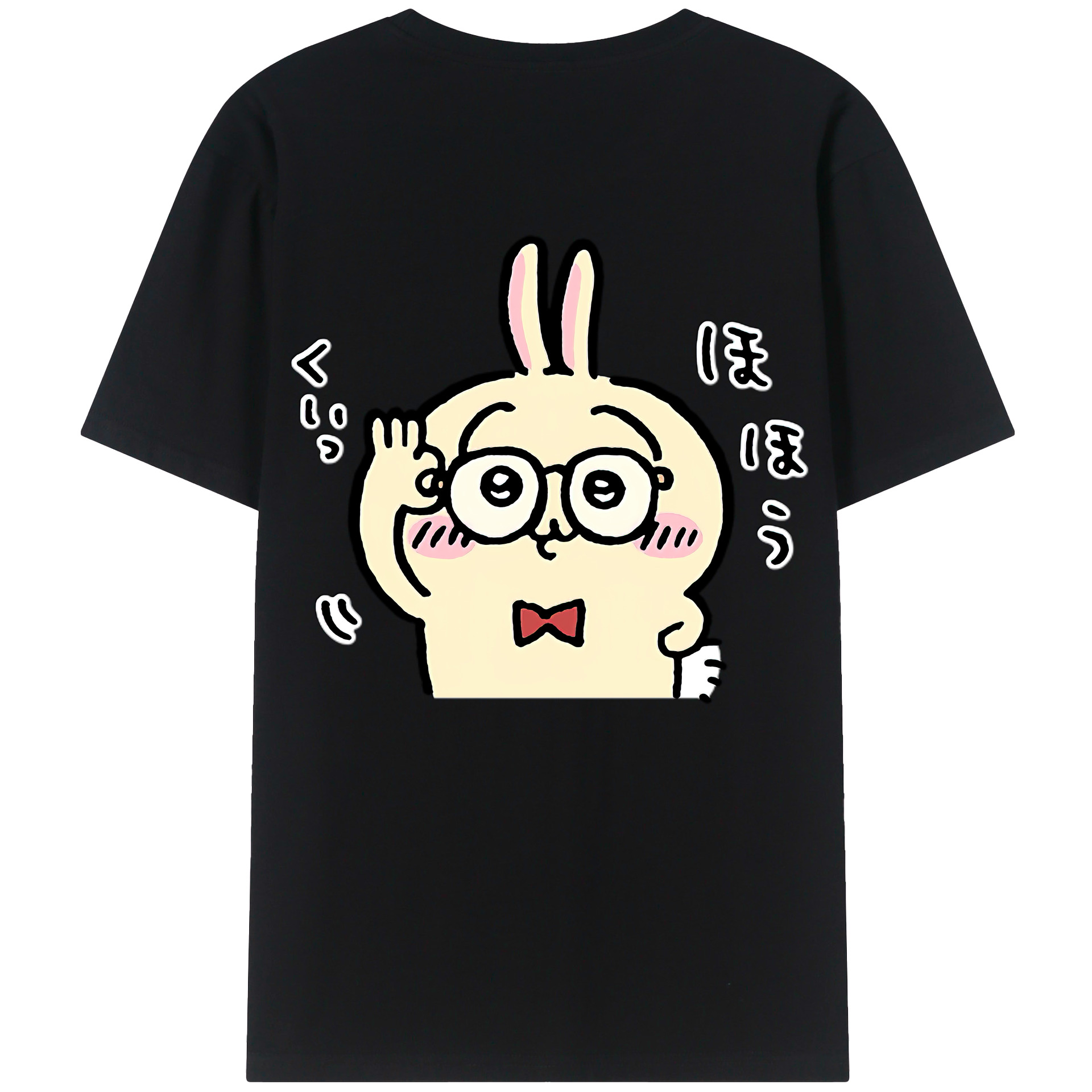 （画像用） ちいかわ うさぎ Chii-kawa usagi レディース半袖Tシャツ(バックプリント)