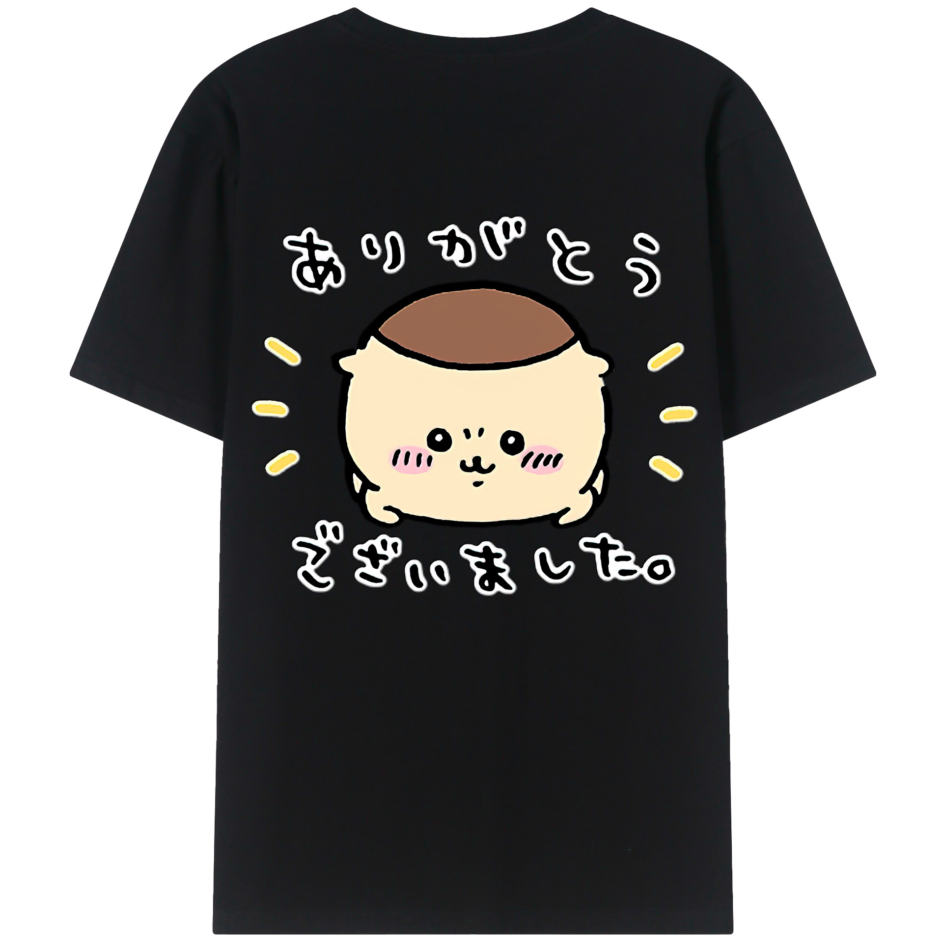 （画像用） ちいかわ くりまんじゅう Chii-kawa kuri manjū レディース半袖Tシャツ(バックプリント)