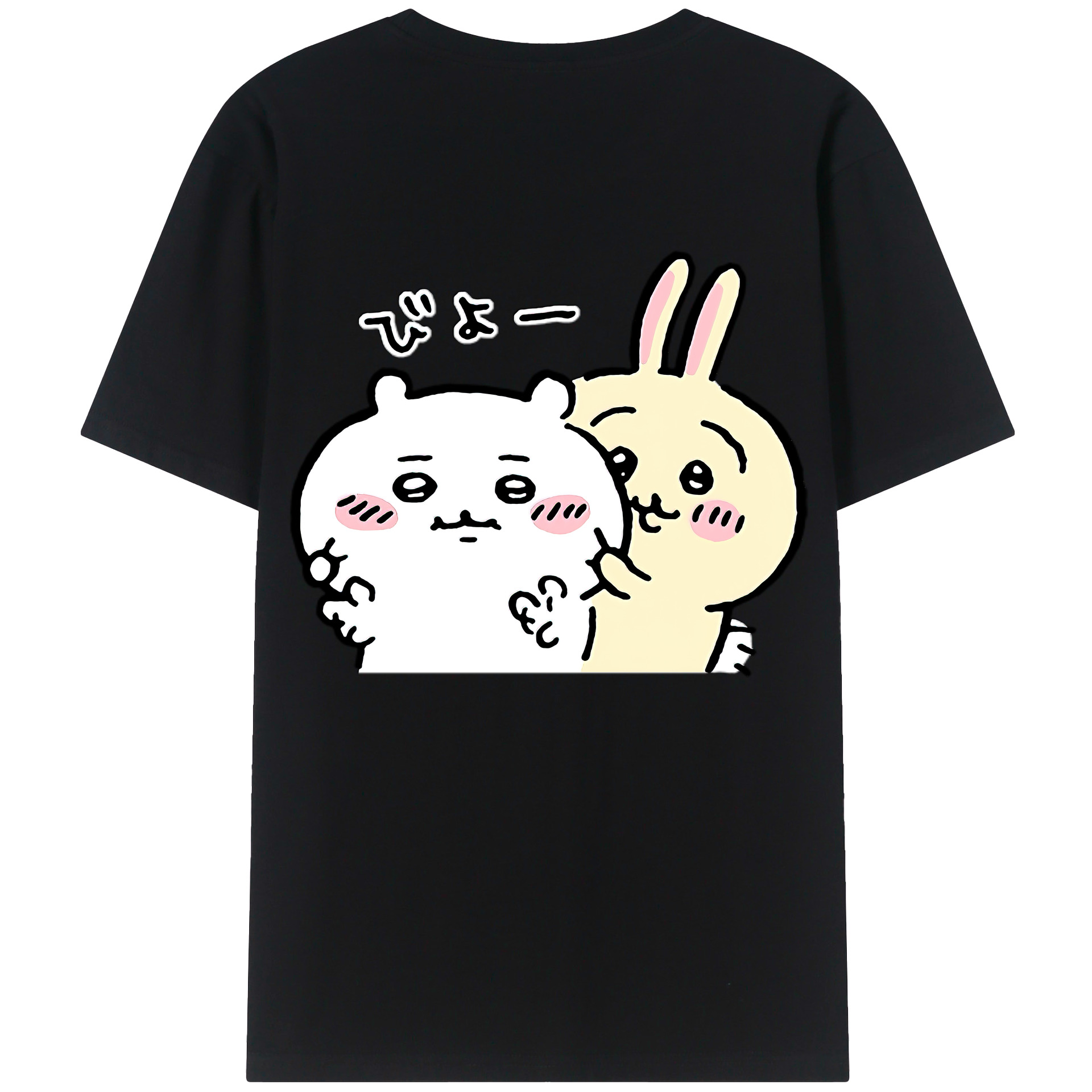 （画像用） ちいかわ うさぎ Chii-kawa usagi レディース半袖Tシャツ(バックプリント)