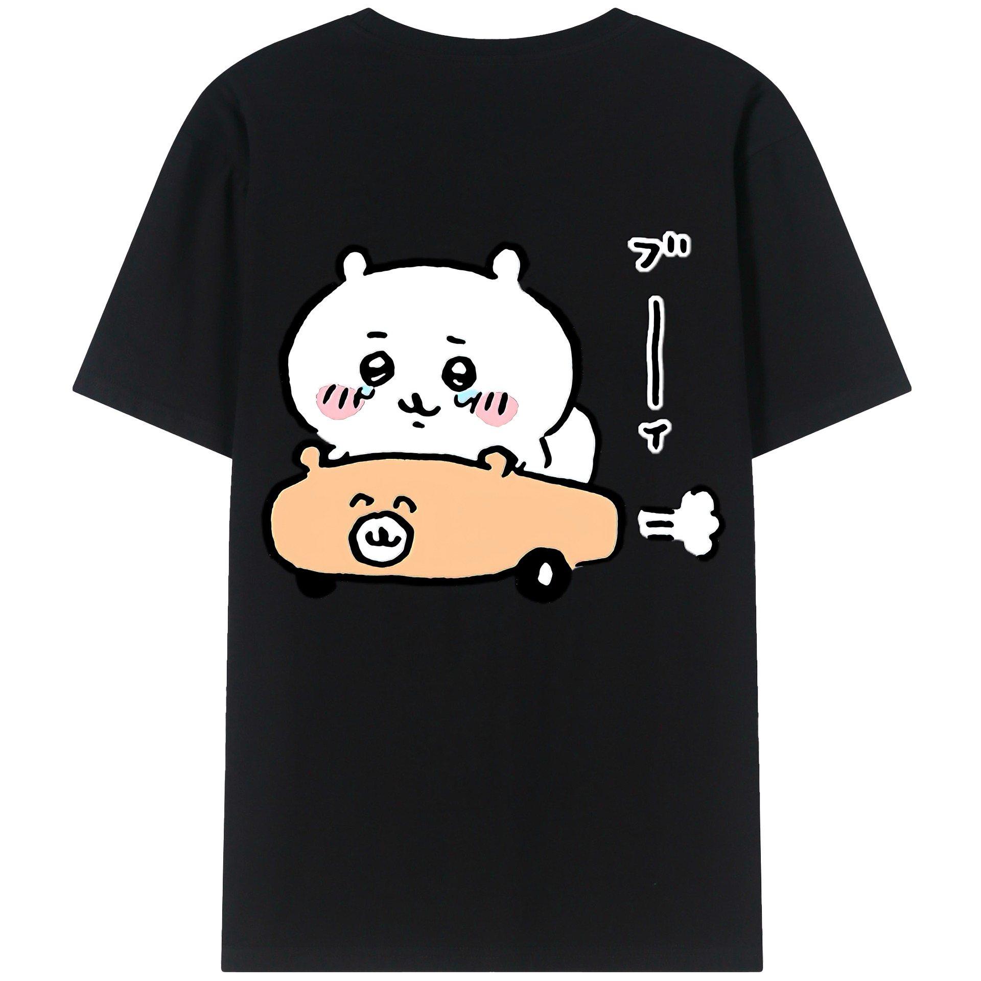 （画像用） ちいかわ ちいかわ Chii-kawa chiikawa レディース半袖Tシャツ(バックプリント)