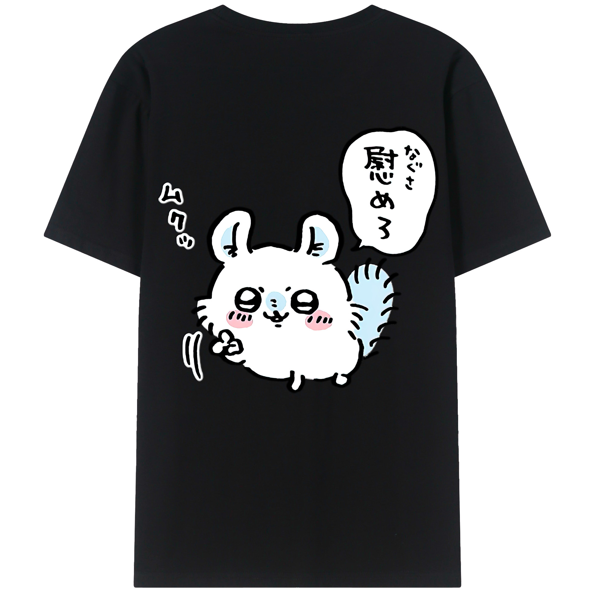 （画像用） ちいかわ モモンガ Chii-kawa Momonga レディース半袖Tシャツ(バックプリント)