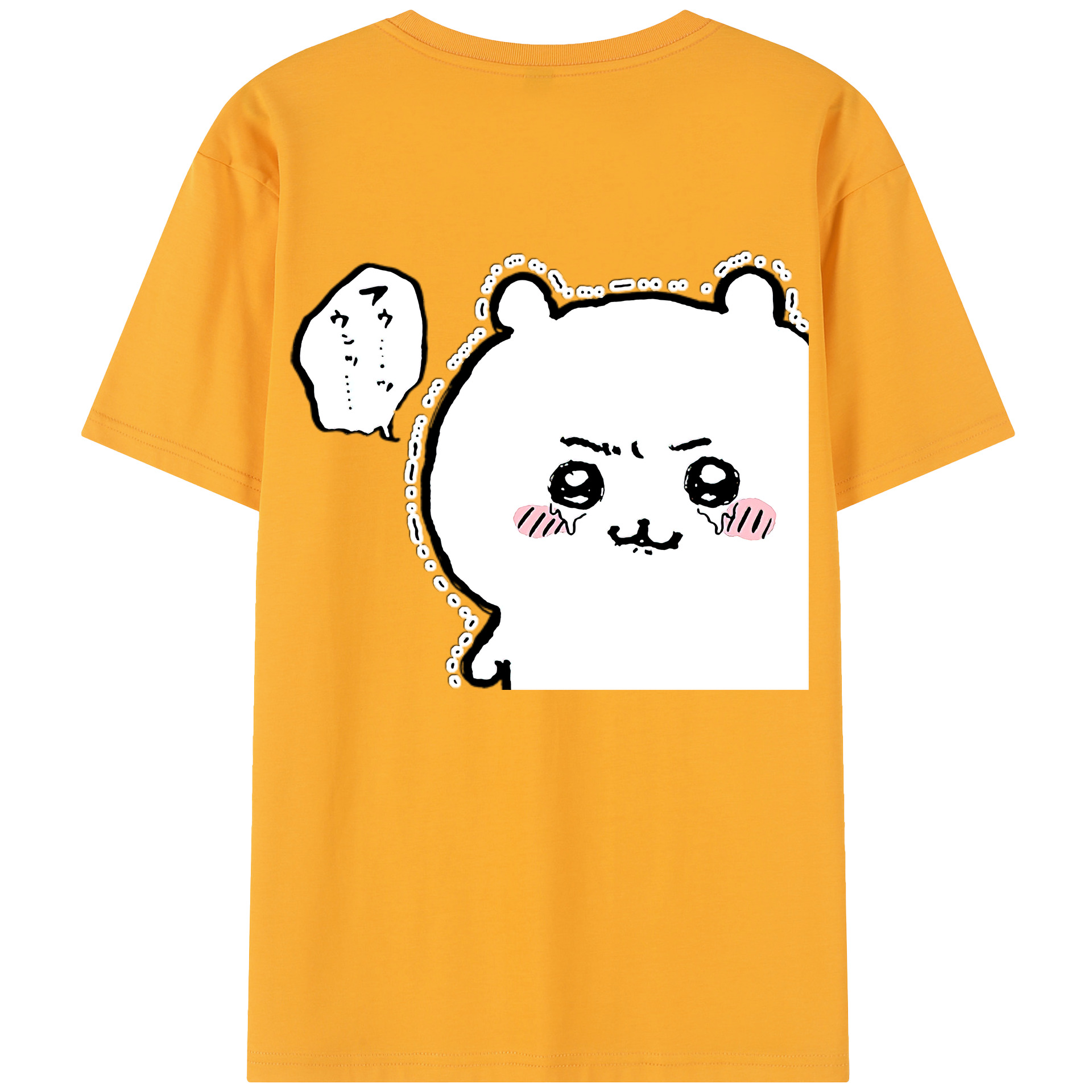 （画像用） ちいかわ ちいかわ Chii-kawa chiikawa レディース半袖Tシャツ(バックプリント)