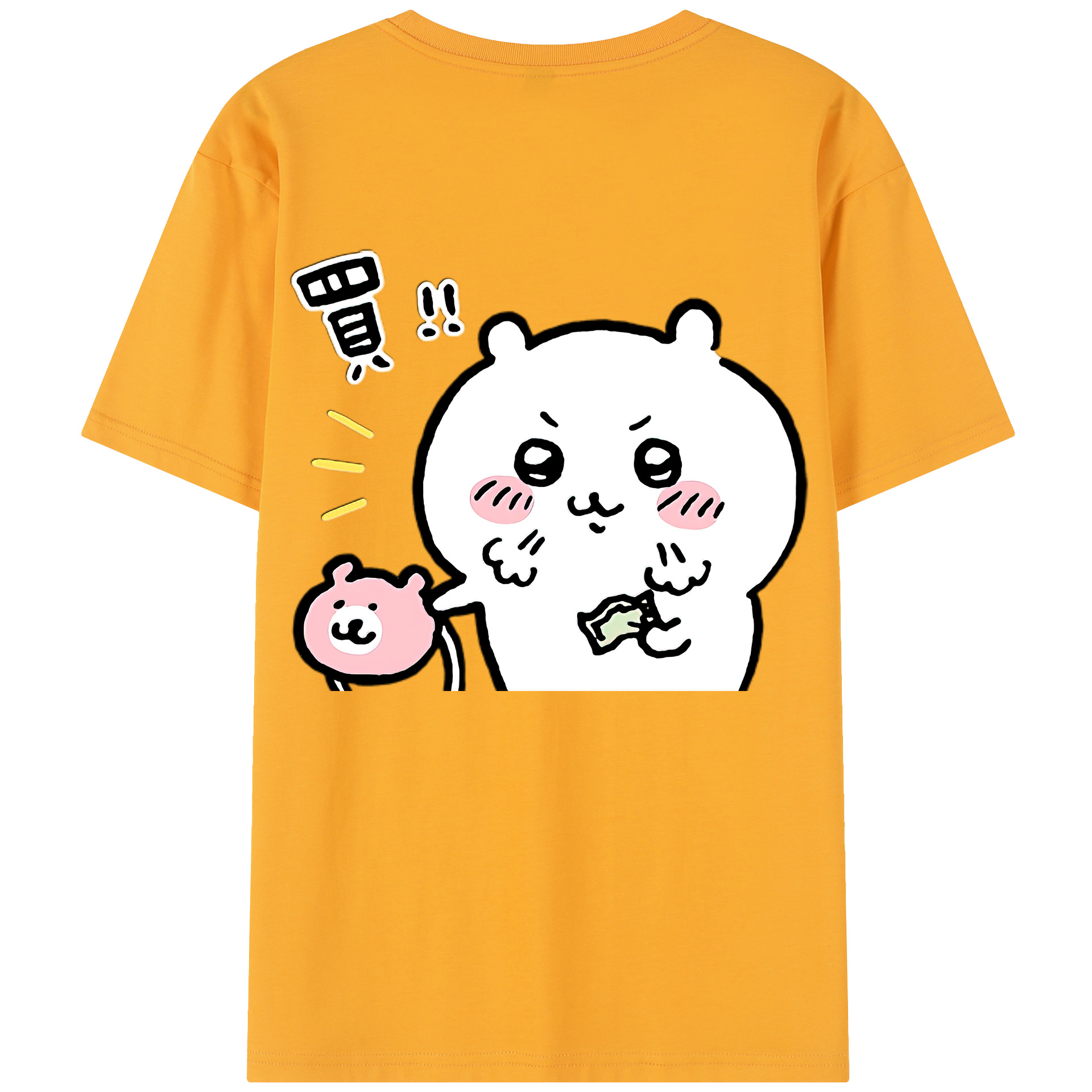 （画像用） ちいかわ ちいかわ Chii-kawa chiikawa レディース半袖Tシャツ(バックプリント)