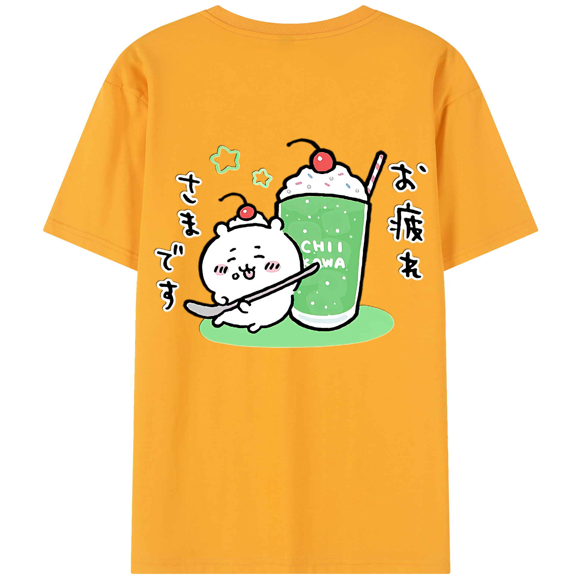 （画像用） ちいかわ ちいかわ Chii-kawa chiikawa レディース半袖Tシャツ(バックプリント)