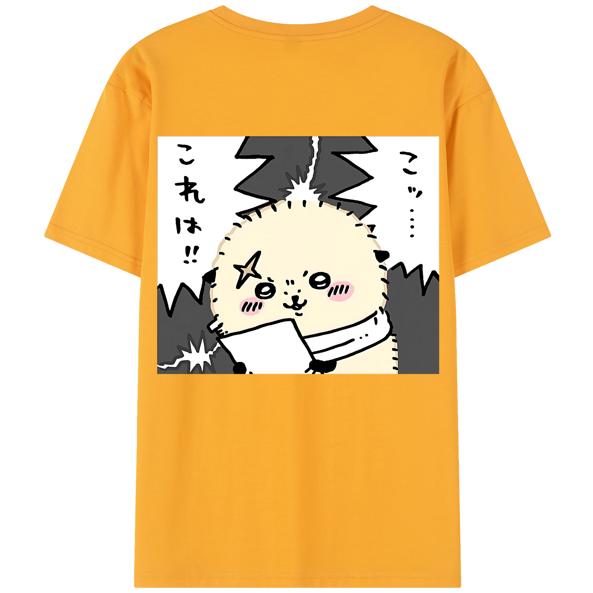 （画像用） ちいかわ ラッコ Chii-kawa Sea otter レディース半袖Tシャツ(バックプリント)