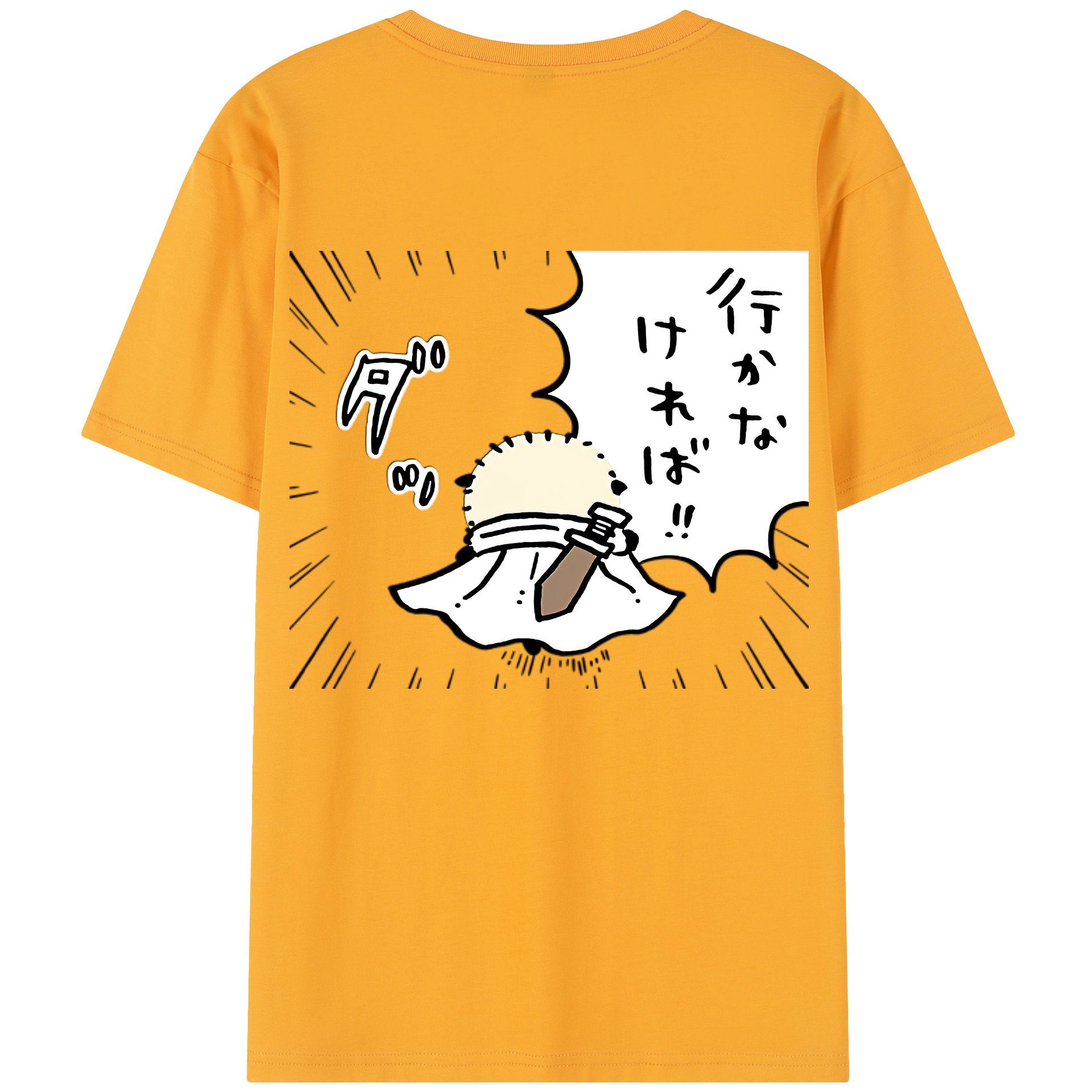 （画像用） ちいかわ ラッコ Chii-kawa Sea otter レディース半袖Tシャツ(バックプリント)