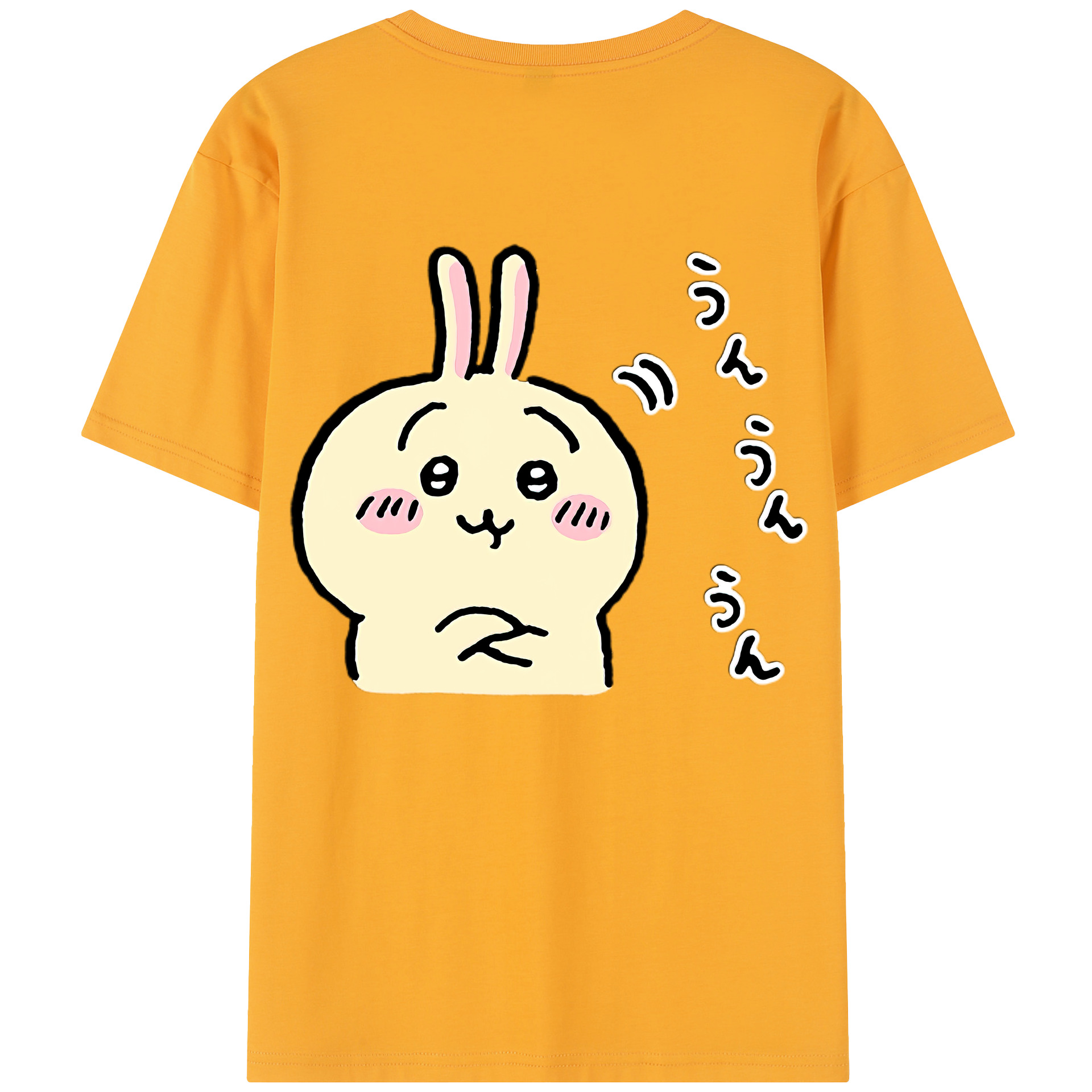 （画像用） ちいかわ うさぎ Chii-kawa usagi レディース半袖Tシャツ(バックプリント)