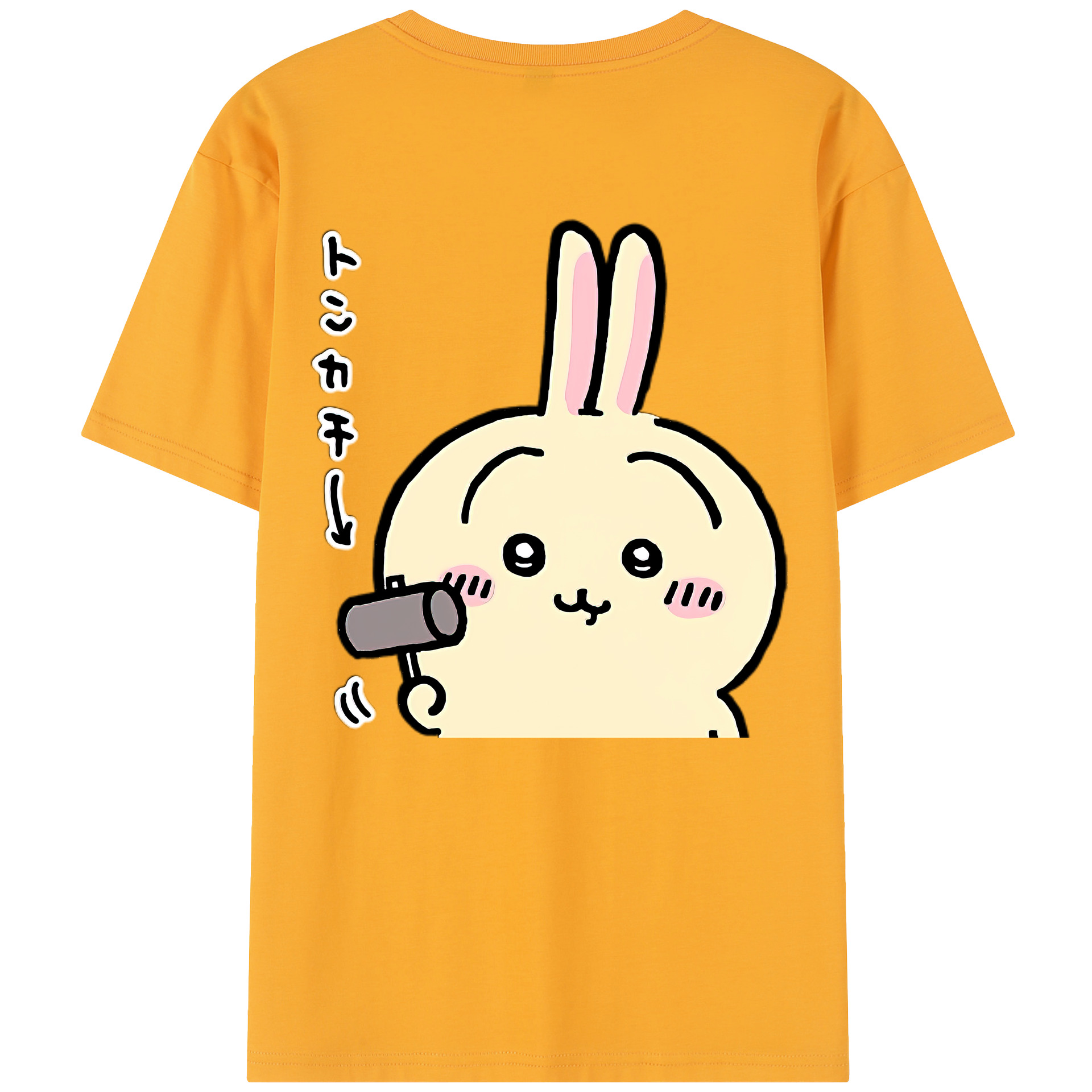 （画像用） ちいかわ うさぎ Chii-kawa usagi レディース半袖Tシャツ(バックプリント)